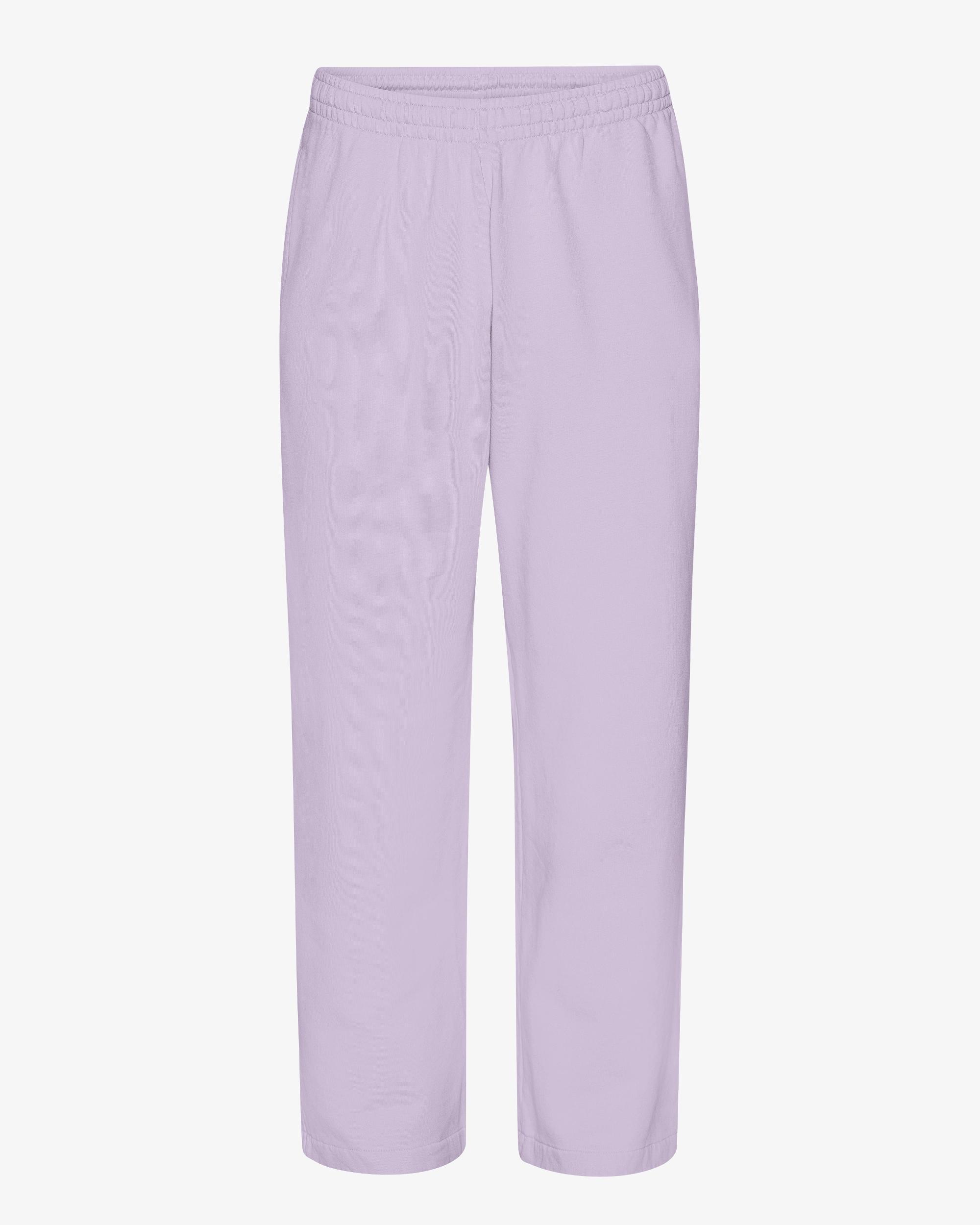 Organic Straight Leg Sweatpants - Soft Lavender Product Image