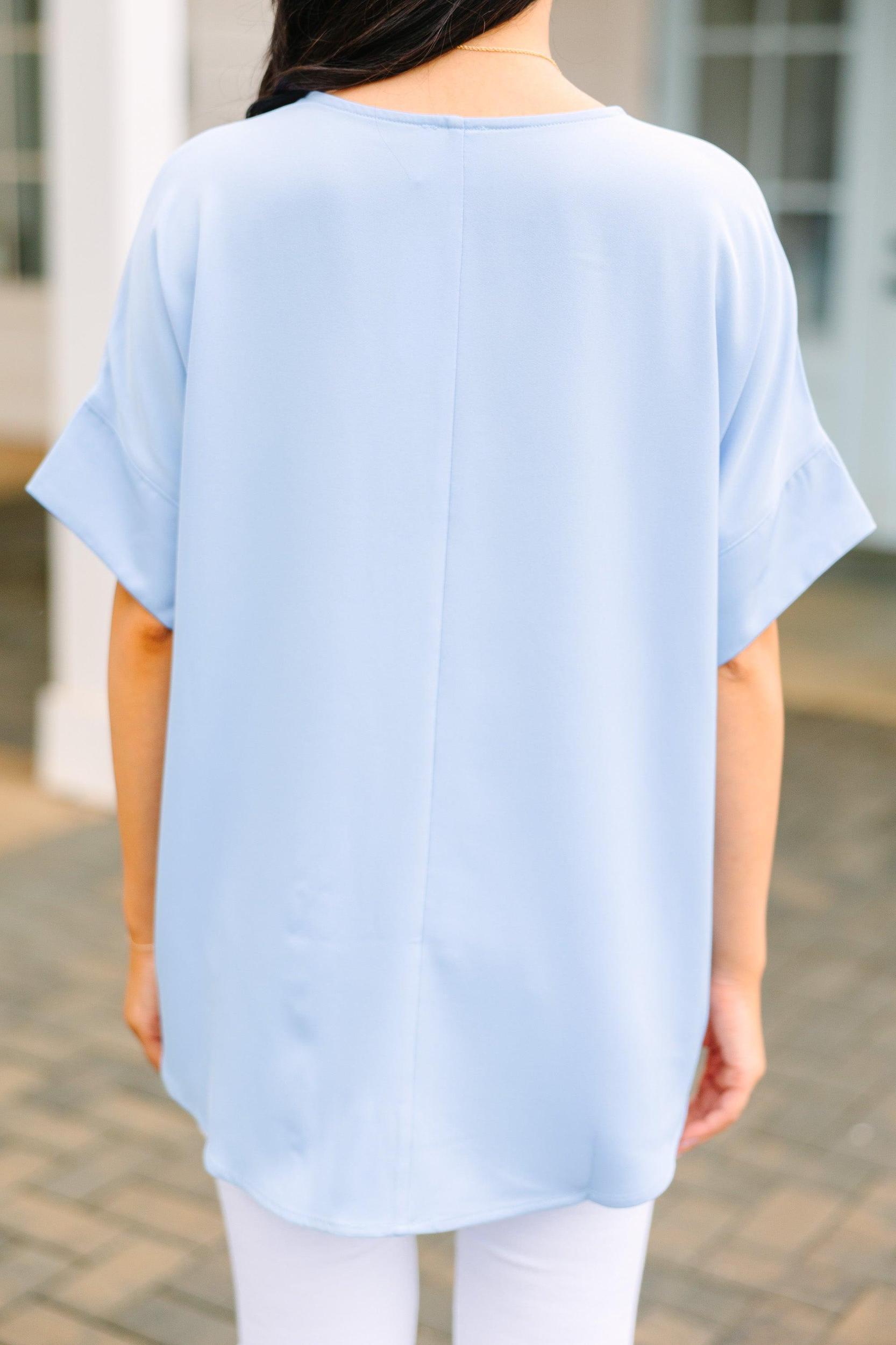 This Is Why Spring Blue Top Female Product Image