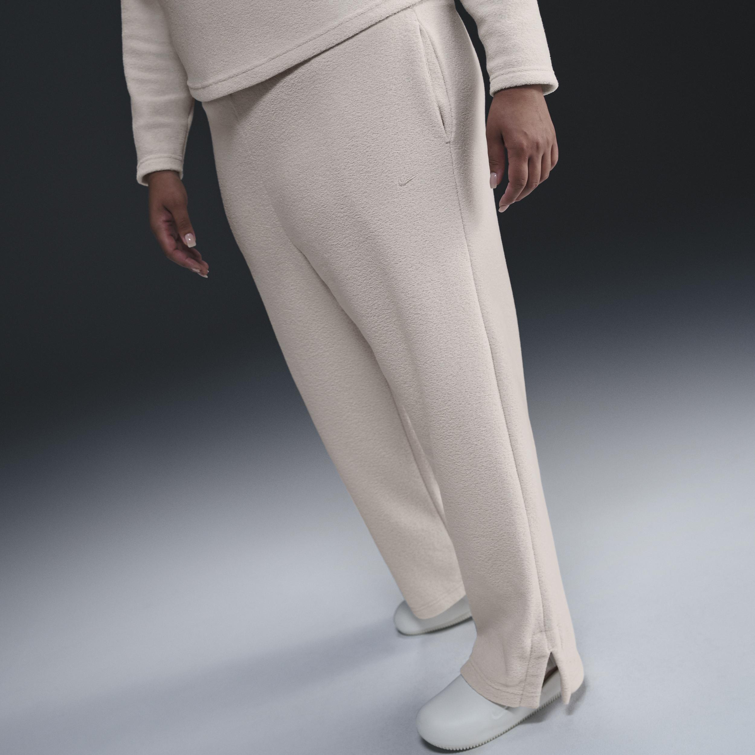 Nike Sportswear Phoenix Plush Women's High-Waisted Wide-Leg Cozy Fleece Pants (Plus Size) Product Image