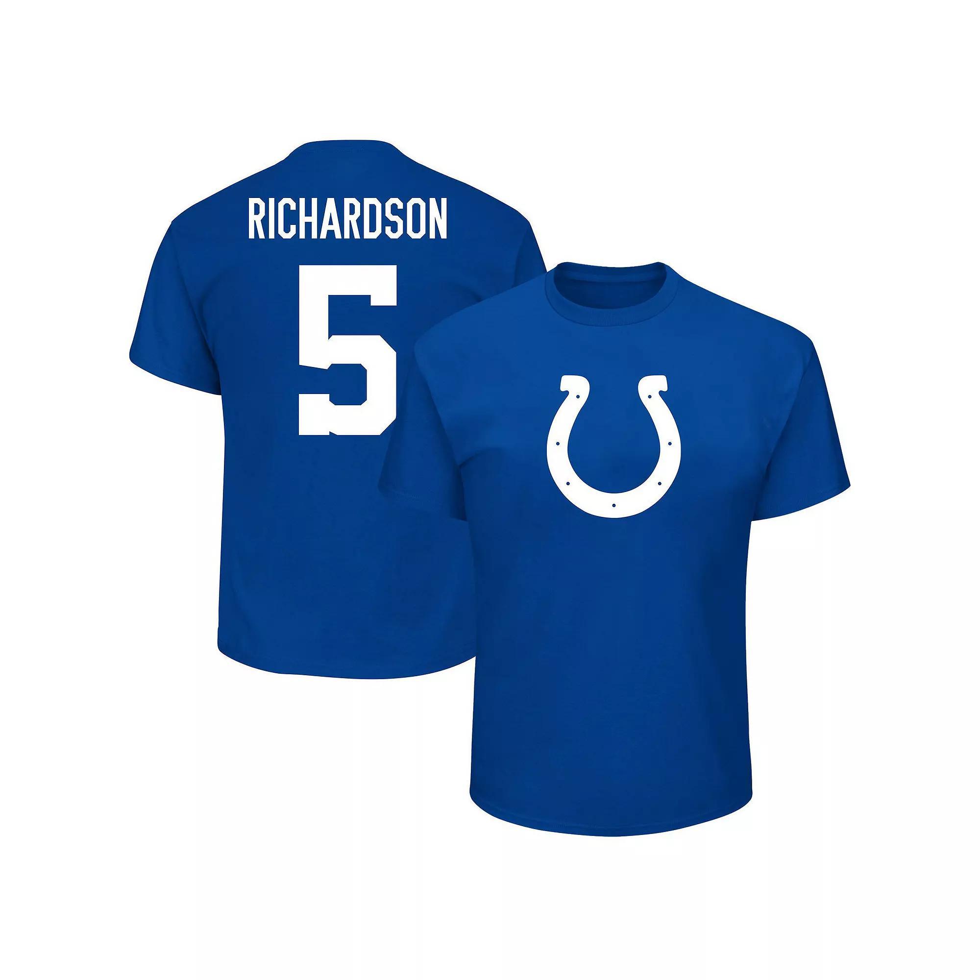 Men's Fanatics Branded Anthony Richardson Royal Indianapolis Colts Big & Tall Player Name & Number T-Shirt, Size: XLT, Blue Product Image