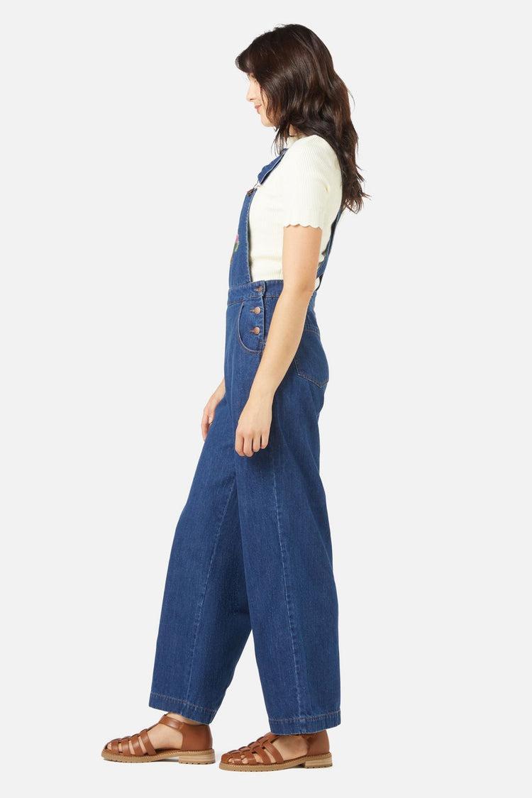 Cat Embroidered Overall Product Image