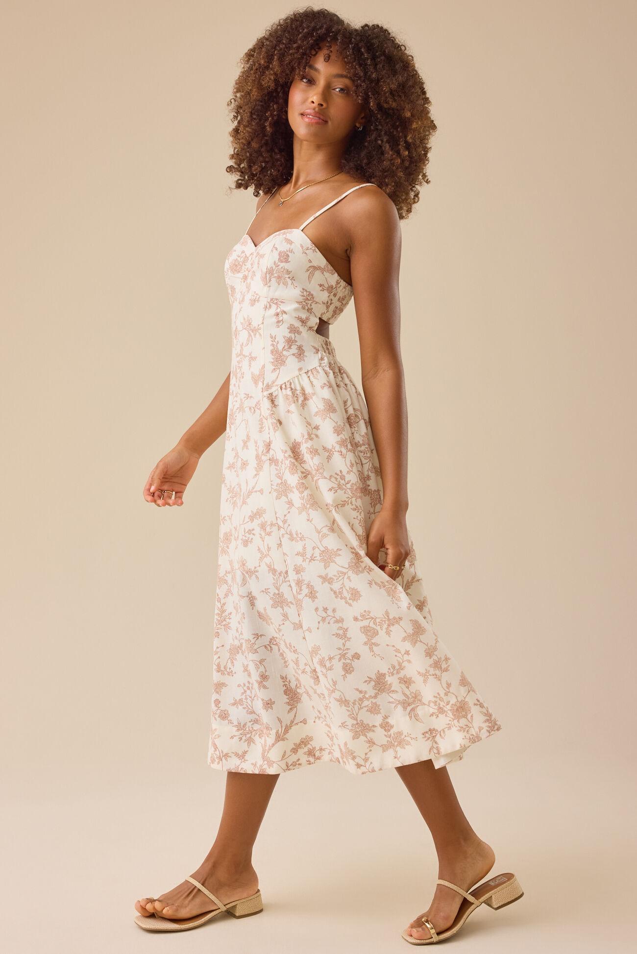 Bayley Floral Midi Dress Product Image