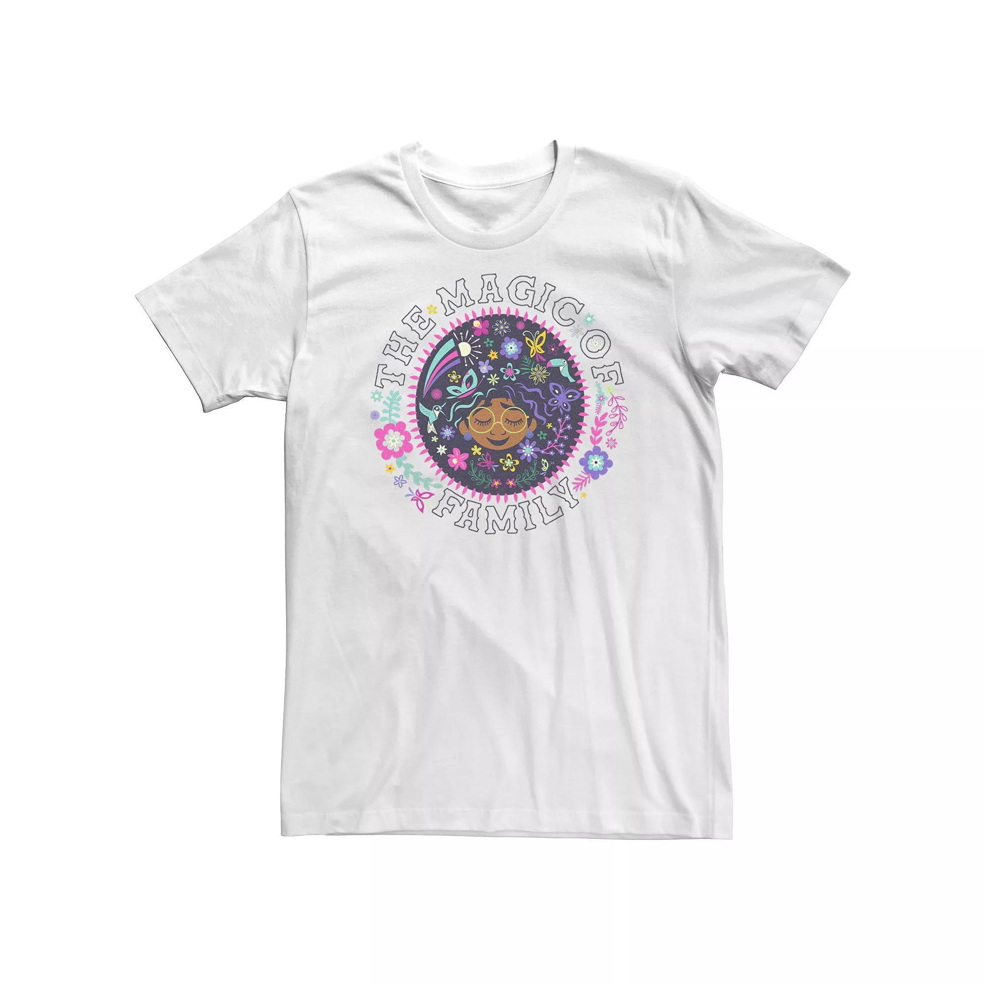 Big & Tall Disney Encanto The Magic Of Family Mirabel Circle Portrait Tee, Men's, Size: Large Tall, Athletic Grey Product Image