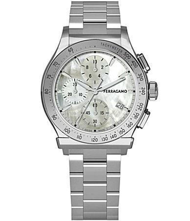38mm Ferragamo 1927 Chrono Watch with Bracelet Strap Product Image
