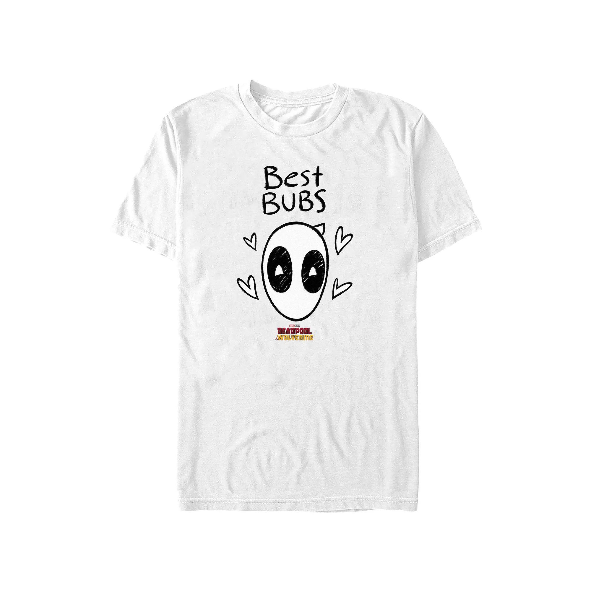 Big & Tall Marvel Deadpool & Wolverine Best Bubs Graphic Tee, Men's, Size: 3XL Tall, White Product Image