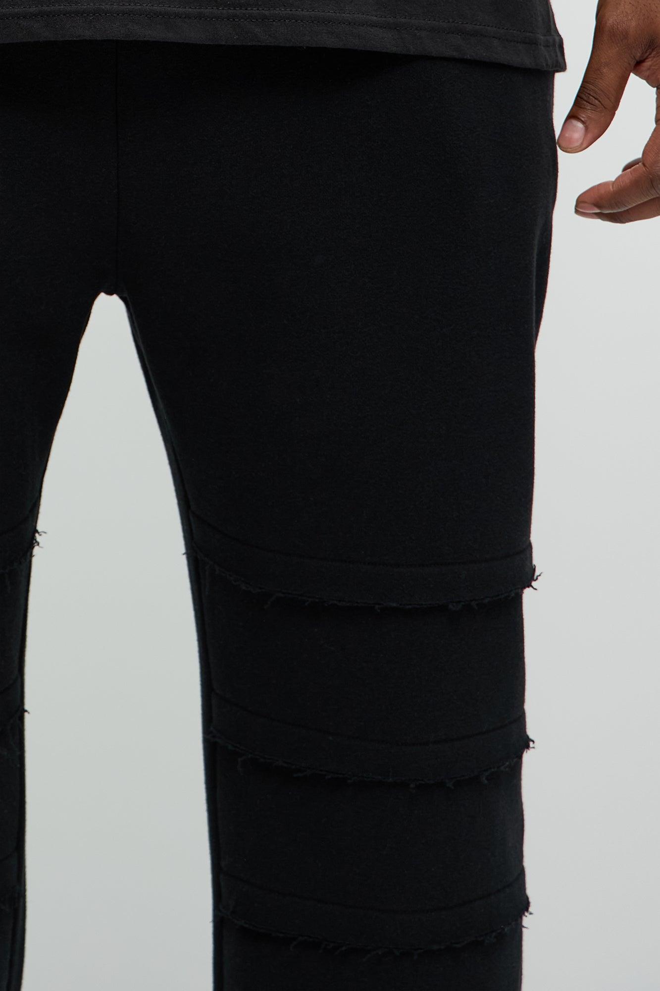 Tyson Off Your Rocker Straight Sweatpants - Black Product Image