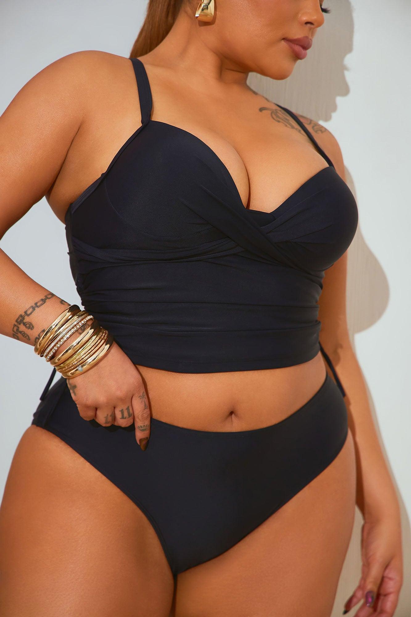 Sayra 2 Piece Tankini - Black Product Image