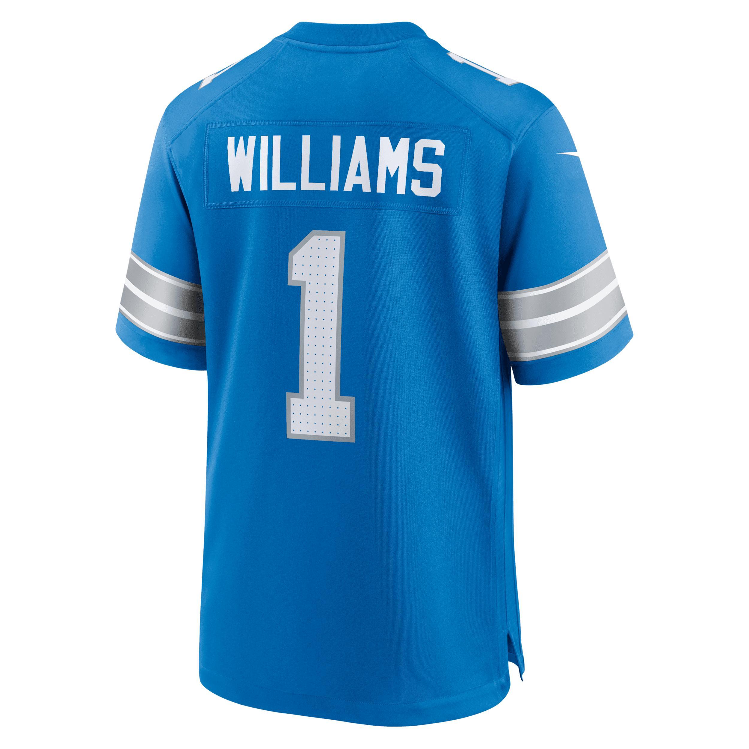Jameson Williams Detroit Lions Nike Men's NFL Game Jersey Product Image