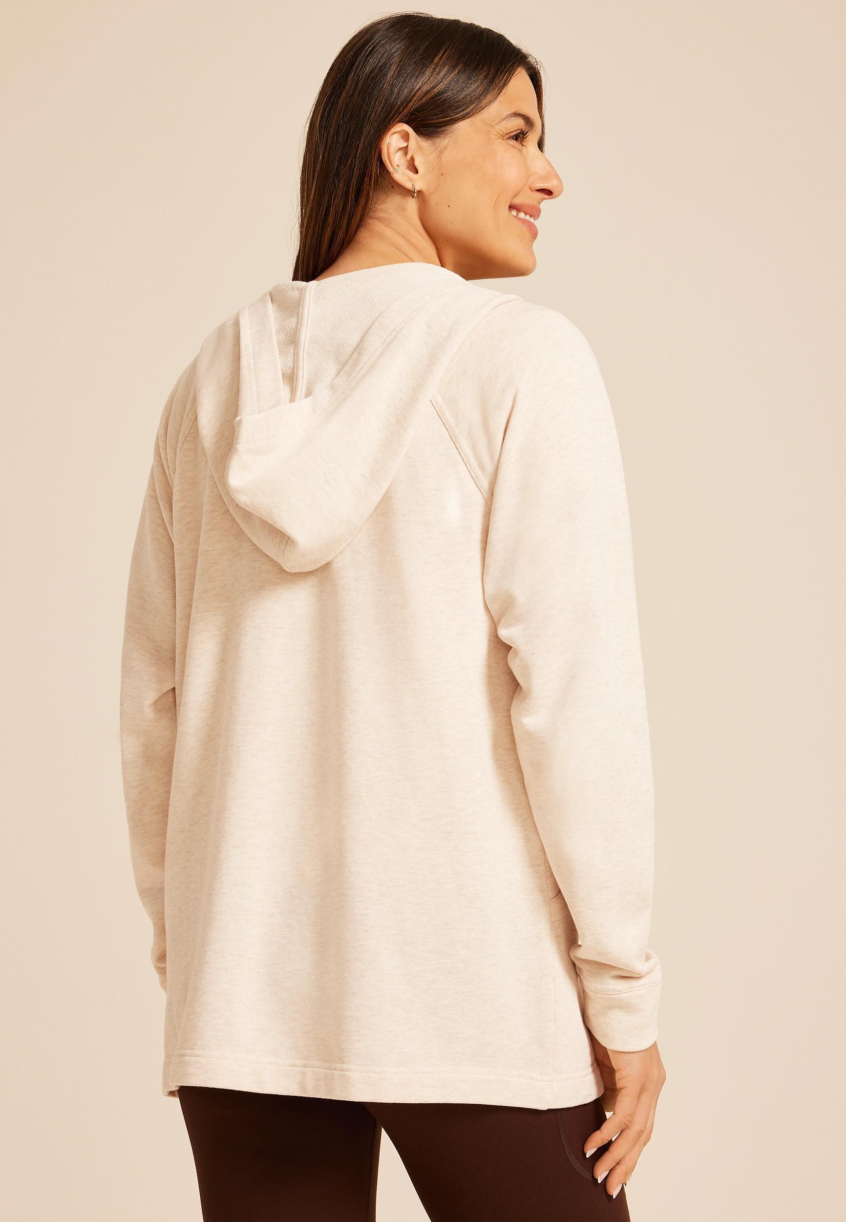 French Terry Hooded Cardigan  Product Image
