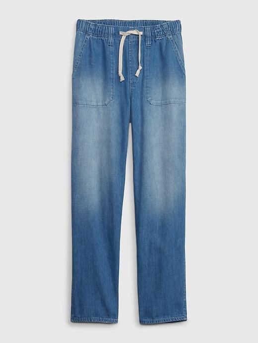 Mid Rise Denim Easy Jeans Product Image