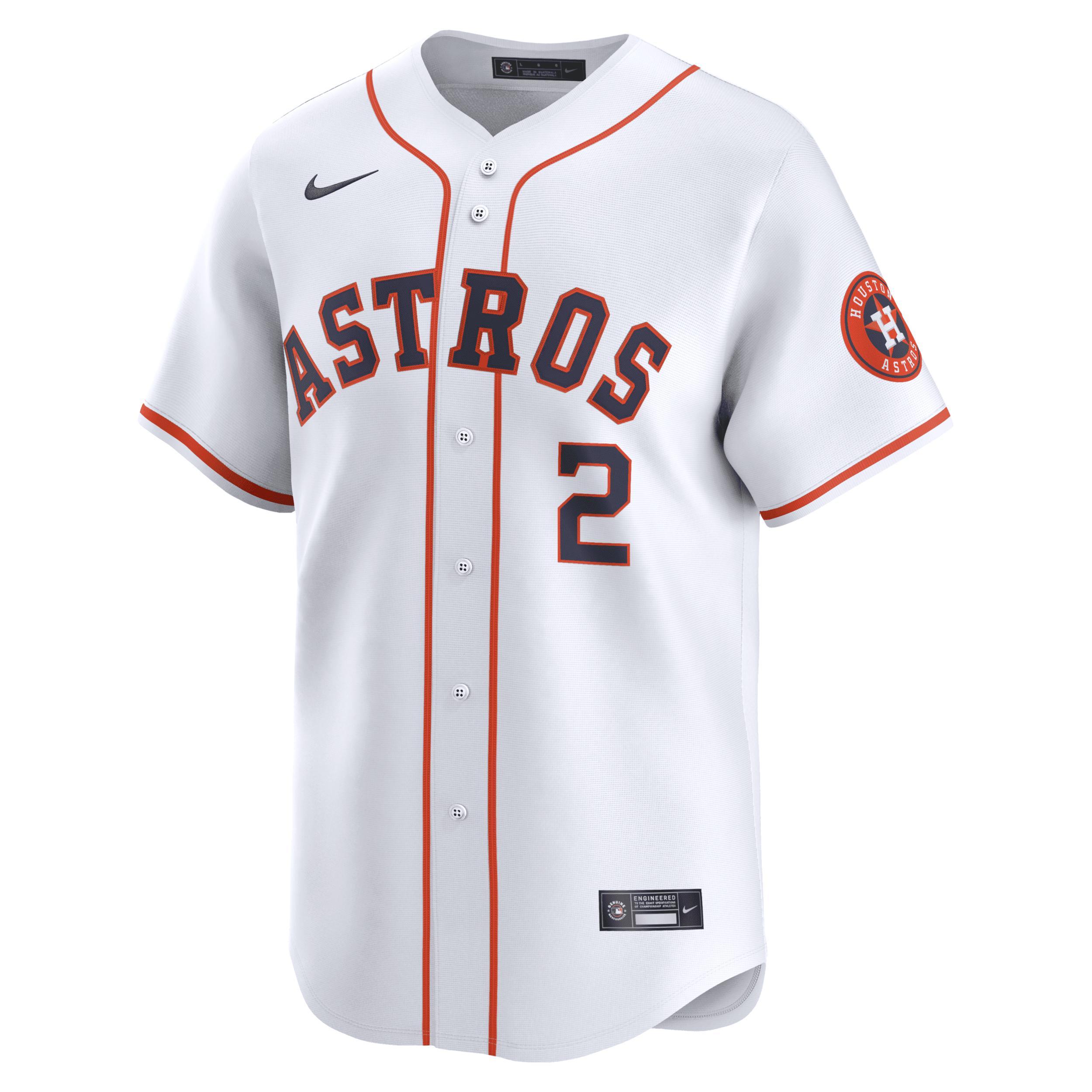 Men's Nike Alex Bregman White Houston Astros Home Limited Player Jersey, Size: Small Product Image
