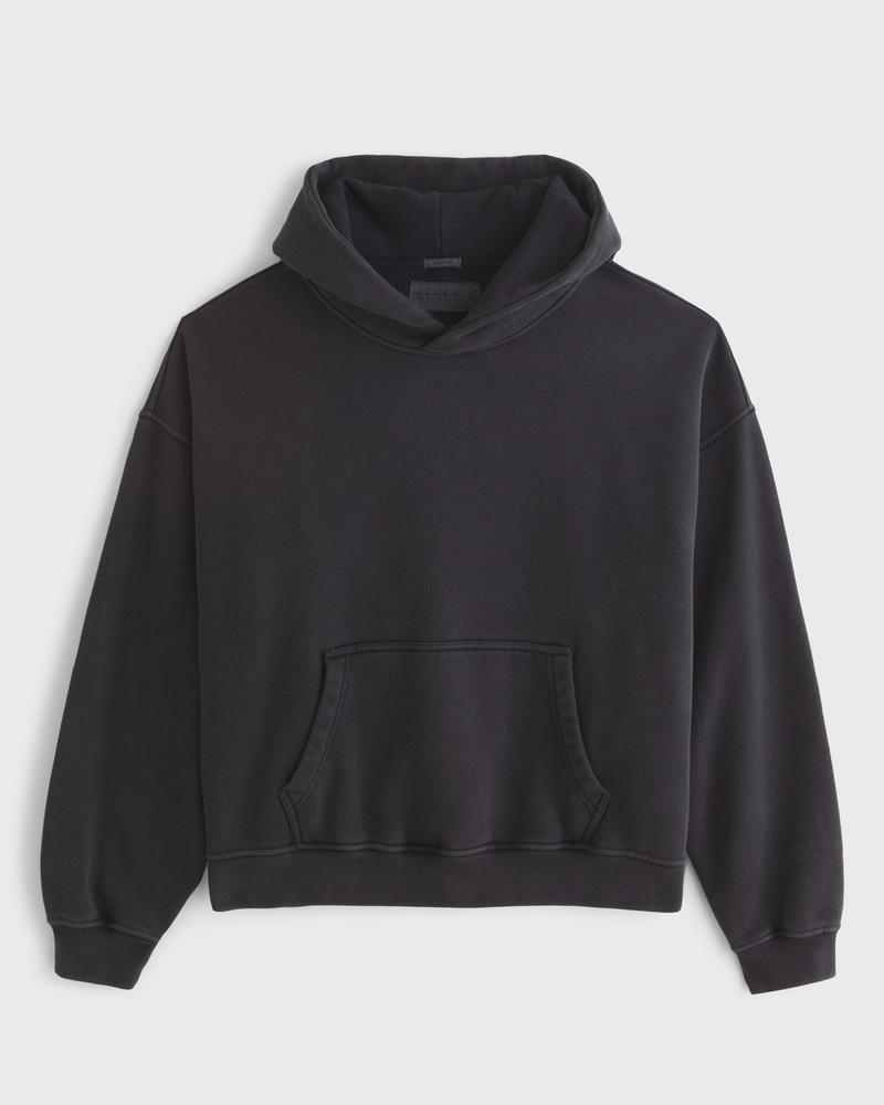 Cropped Essential Popover Hoodie Product Image