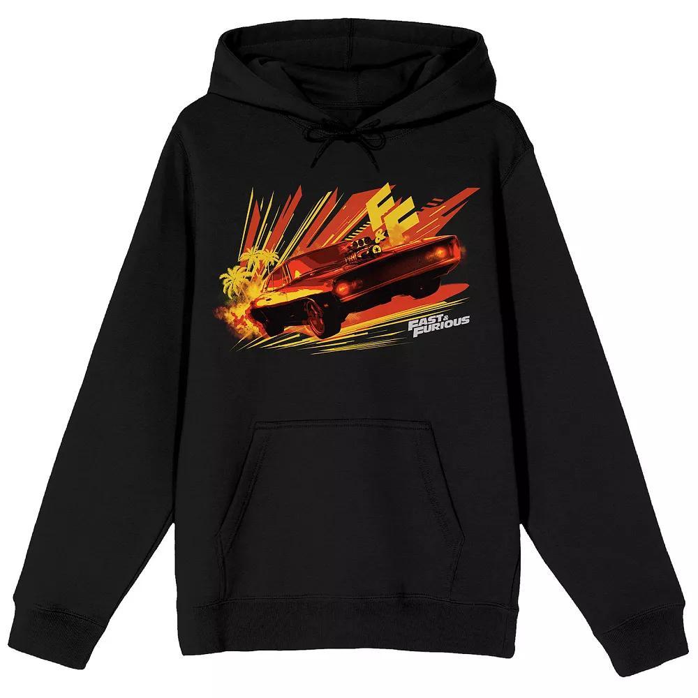 Men's Fast & Furious Dodge Hoodie, Size: XL, Black Product Image