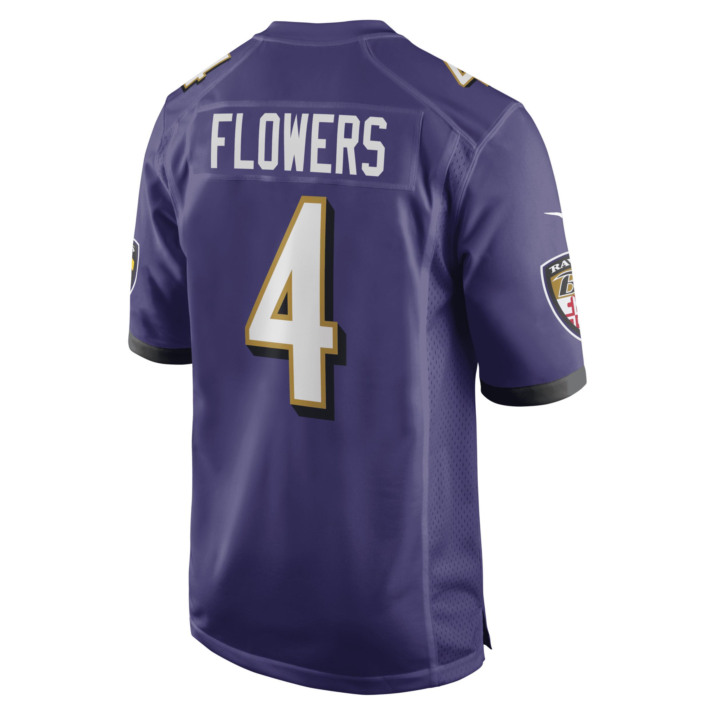 Zay Flowers Baltimore Ravens Nike Men's NFL Game Football Jersey Product Image