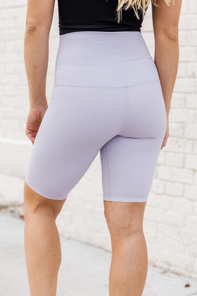 Heavy Hitter Periwinkle Biker Shorts FINAL SALE Product Image