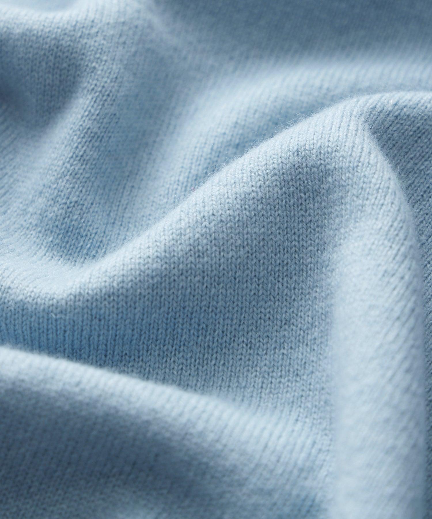 Italian Garment Dyed Wool Cashmere Crewneck Sweater Product Image