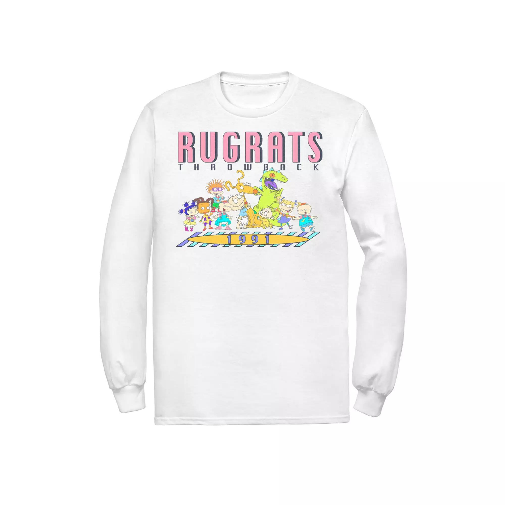 Men's Rugrats Throwback 1991 Group Shot Tee, Size: XXL, White Product Image