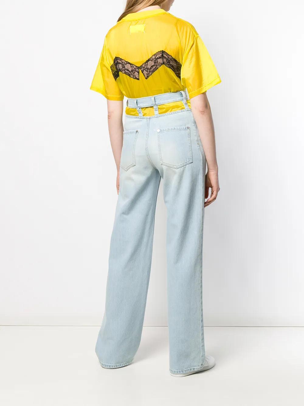 Décortiqué wide-leg jeans Product Image