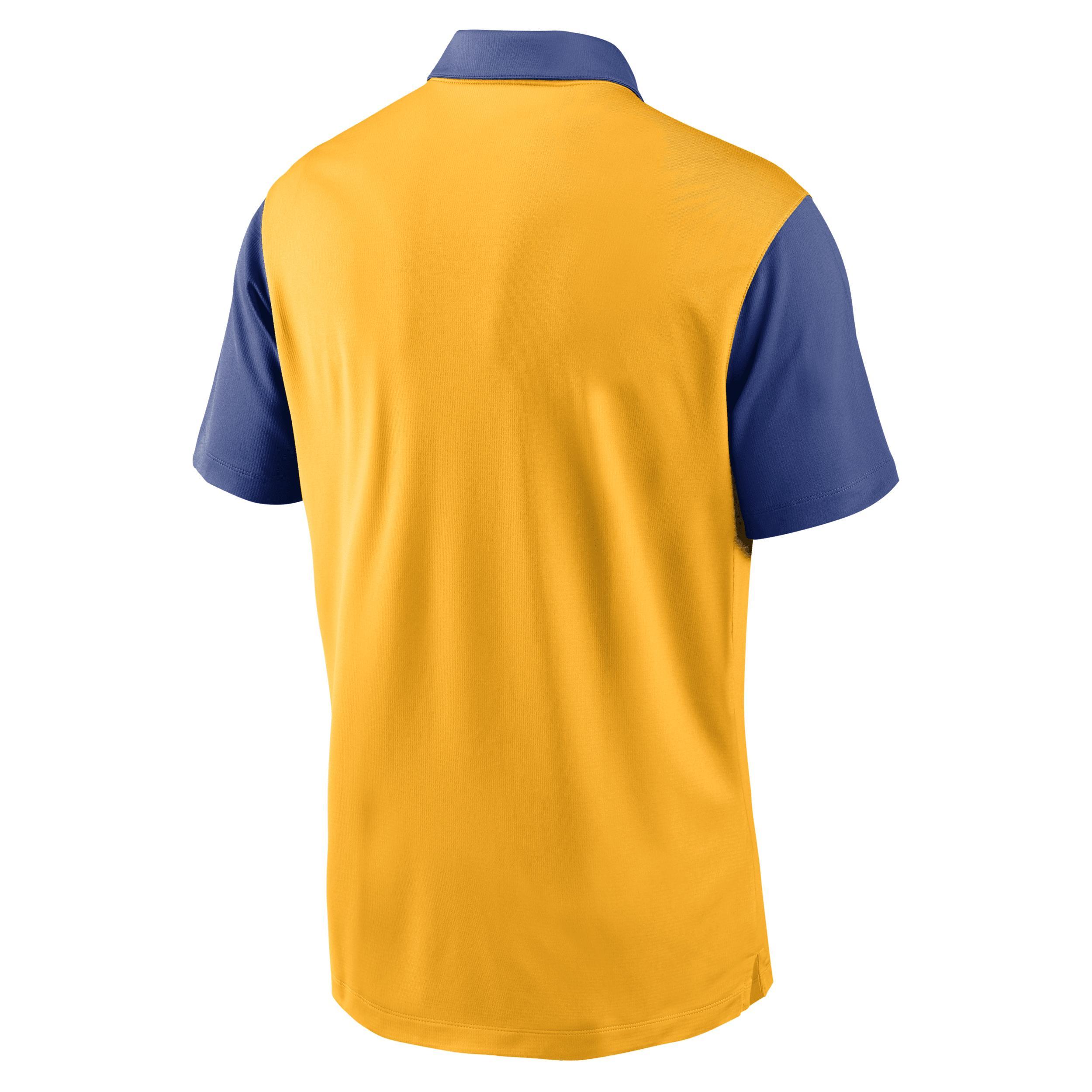 Men's Nike Gold Milwaukee Brewers Franchise Cooperstown Collection Polo, Size: Medium Product Image