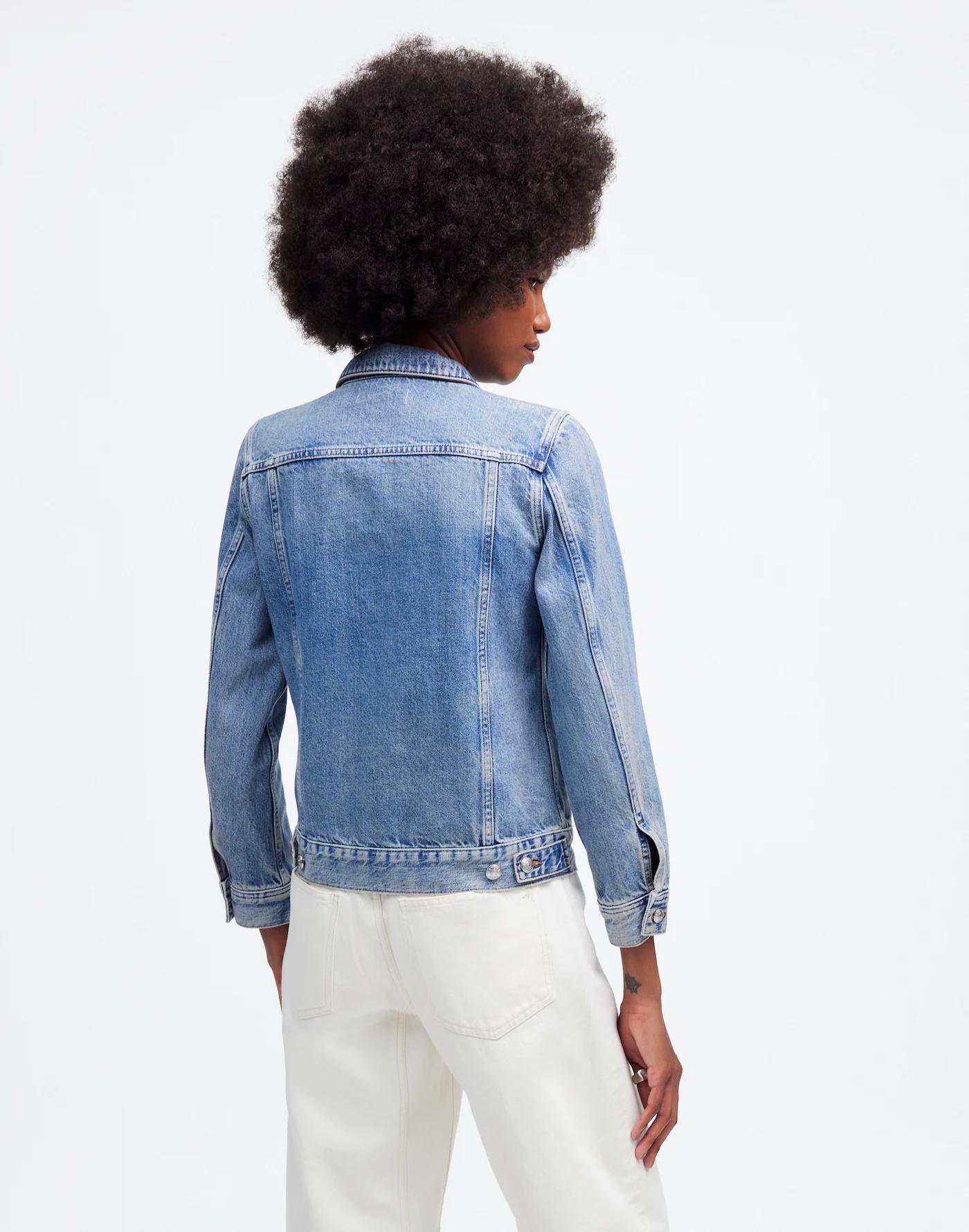 Denim Trucker Jacket in Hyland Wash Product Image