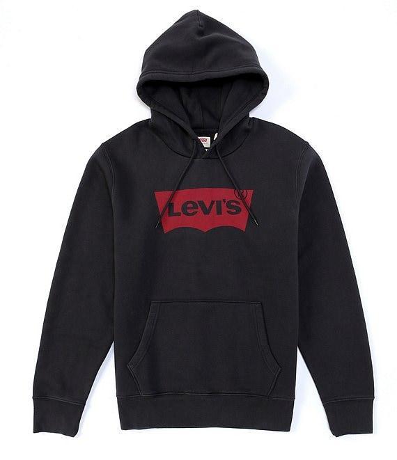 Levi's® Long-Sleeve Batwing Graphic Fleece Hoodie Product Image