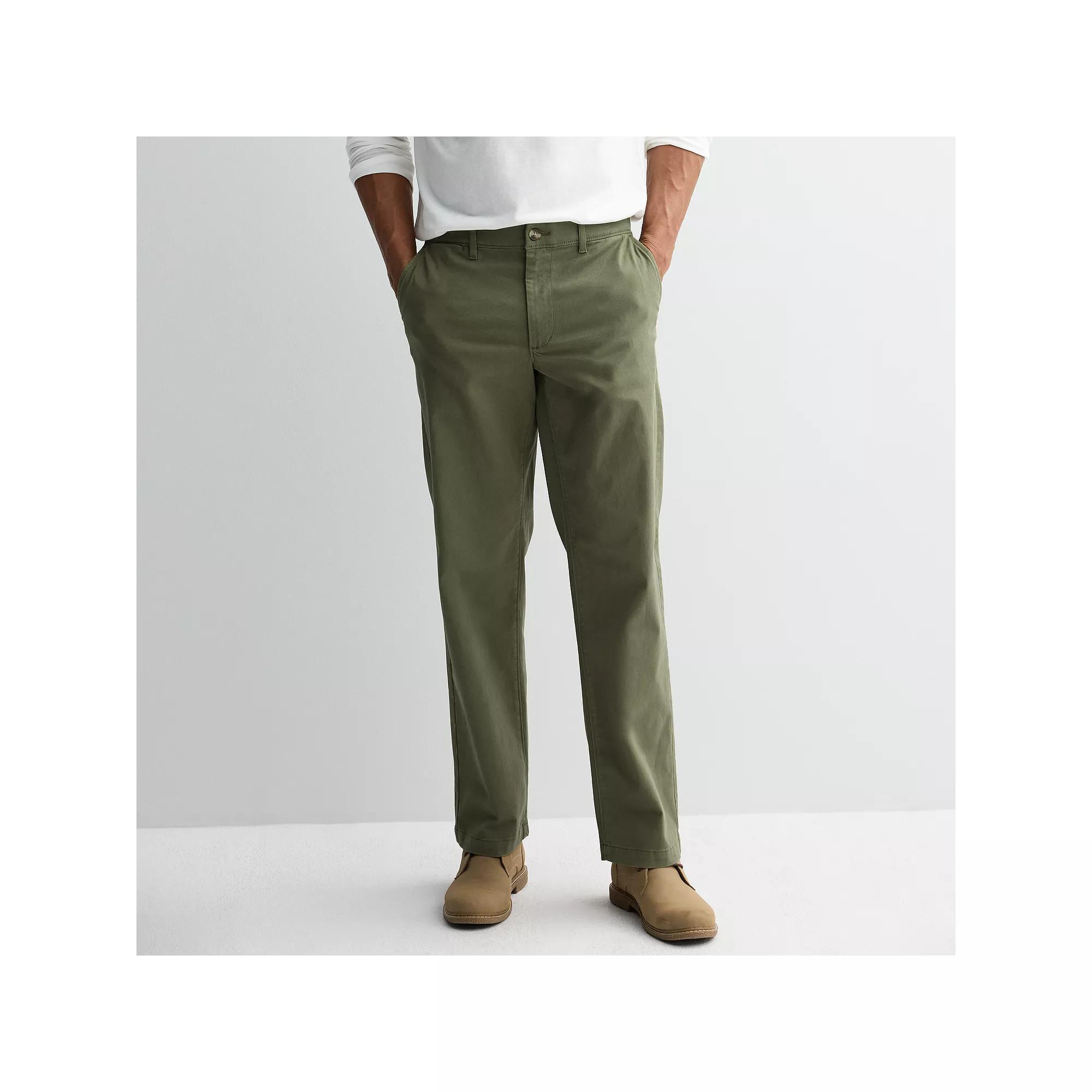 Men's Sonoma Goods For Life® Relaxed Chino Pants, Size: 31X30, Rock Wall Product Image