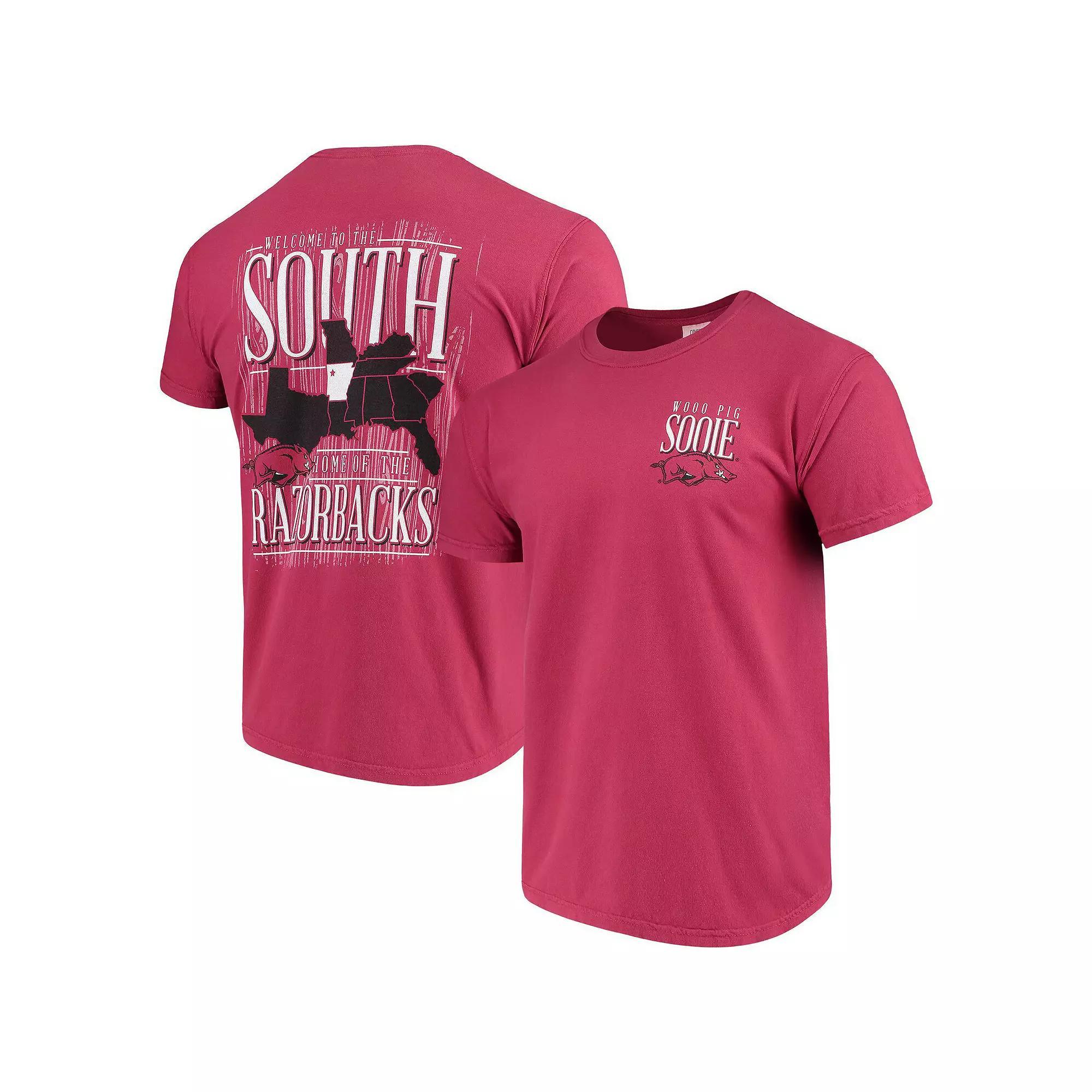 Men's Cardinal Arkansas Razorbacks Welcome to the South Comfort Colors T-Shirt, Size: XL, Red Product Image