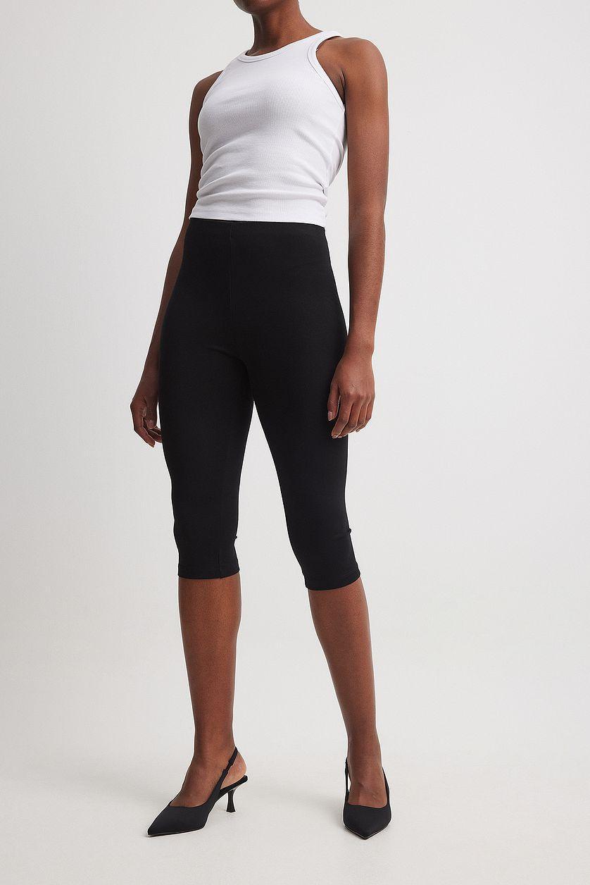 Jersey Capri Leggings Product Image