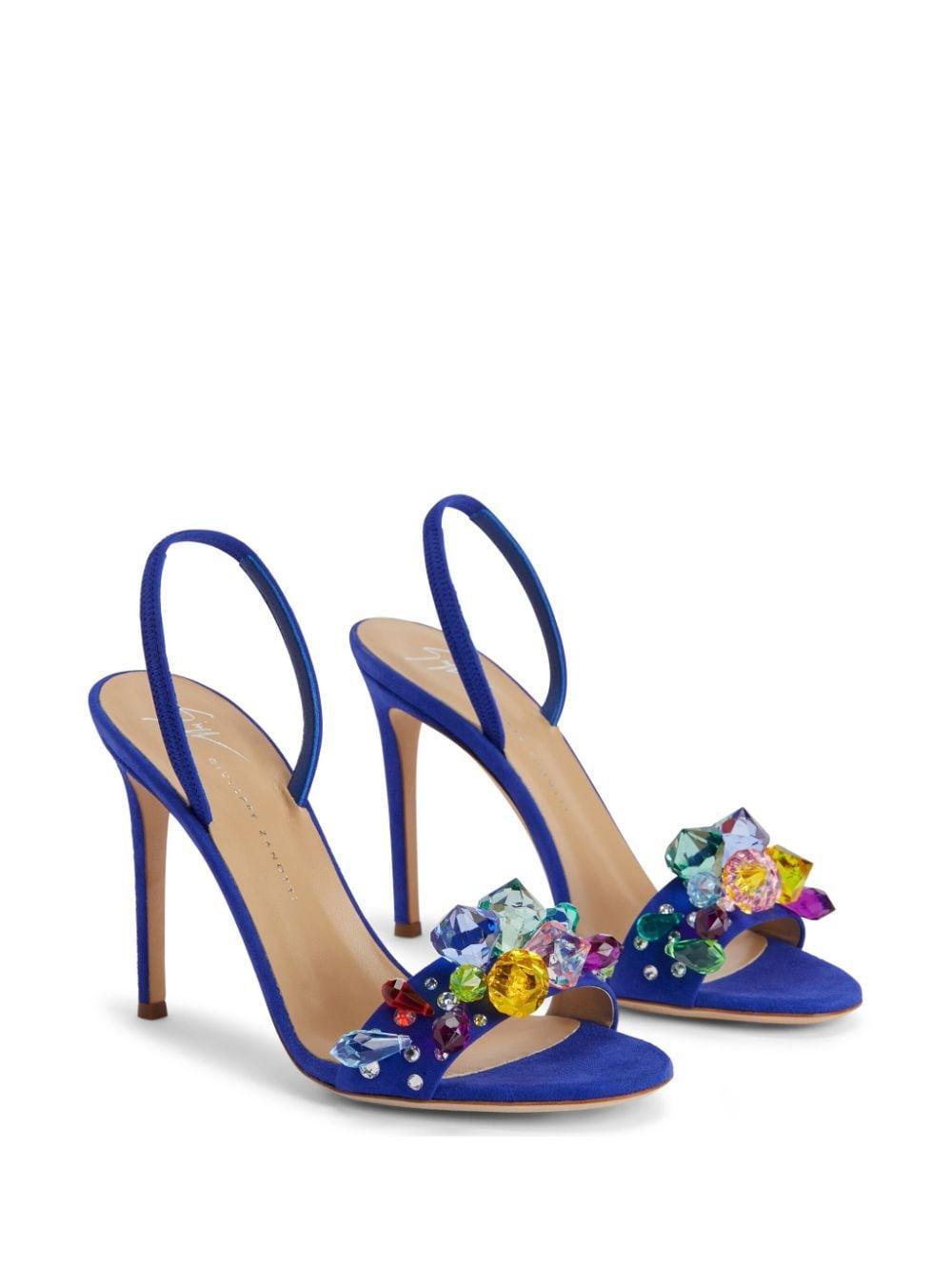 Blinda 105mm suede sandals Product Image