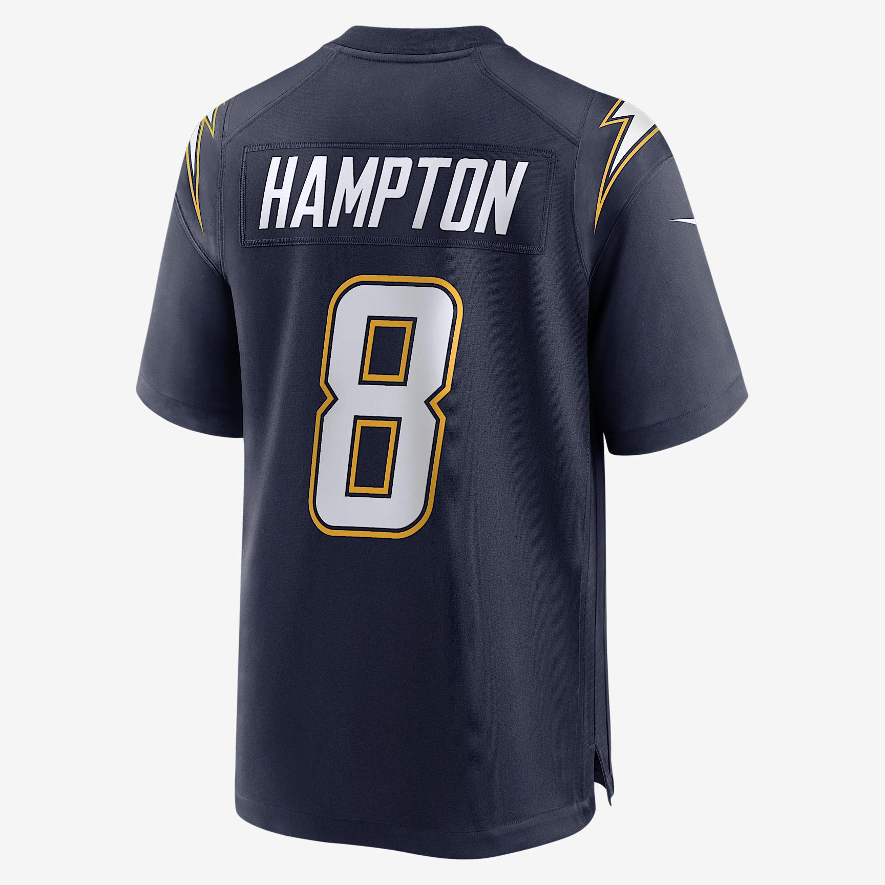 Omarion Hampton Los Angeles Chargers Men's Nike NFL Game Jersey Product Image