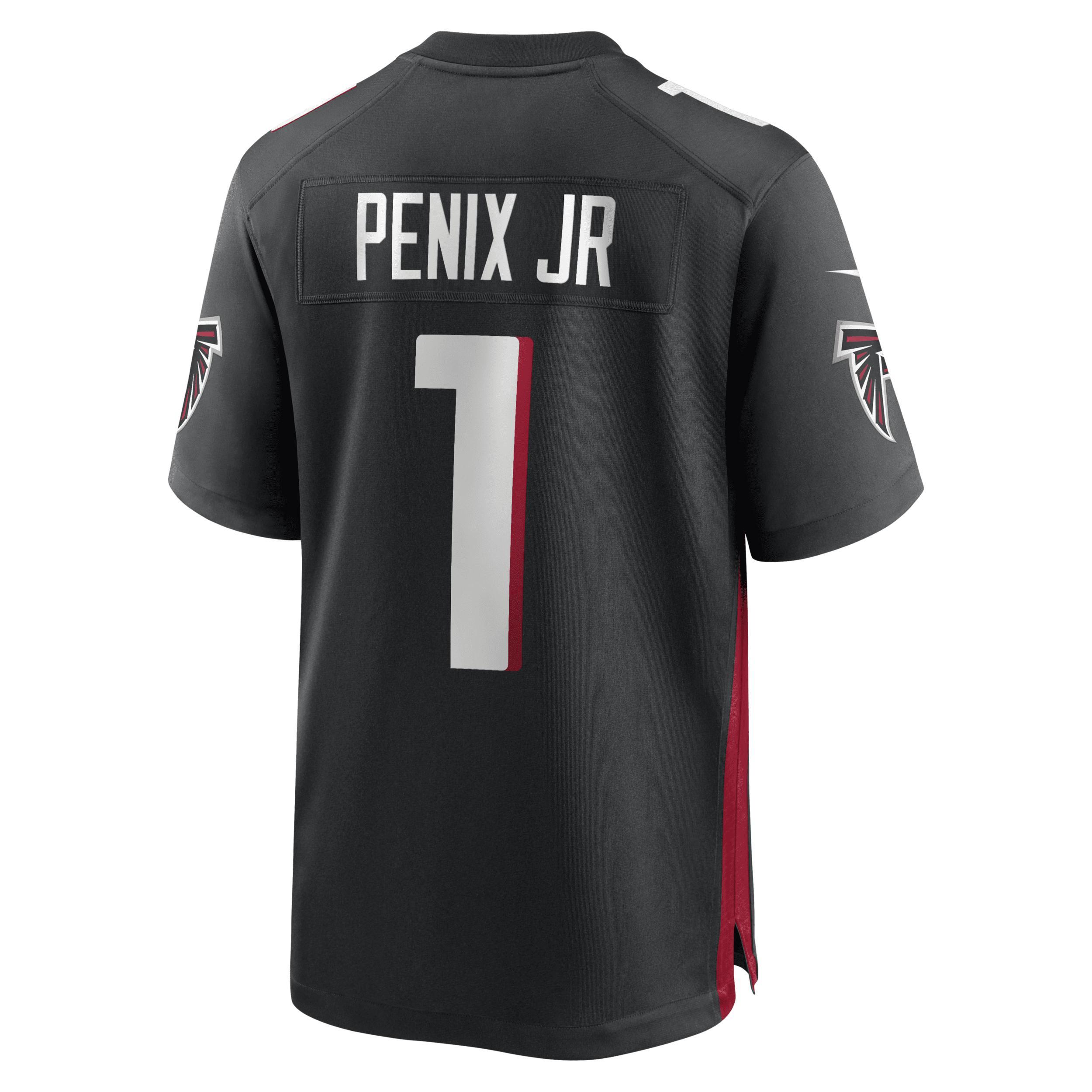 Men's Nike Michael Penix Jr. Black Atlanta Falcons 2024 NFL Draft First Round Pick Player Game Jersey, Size: Medium Product Image