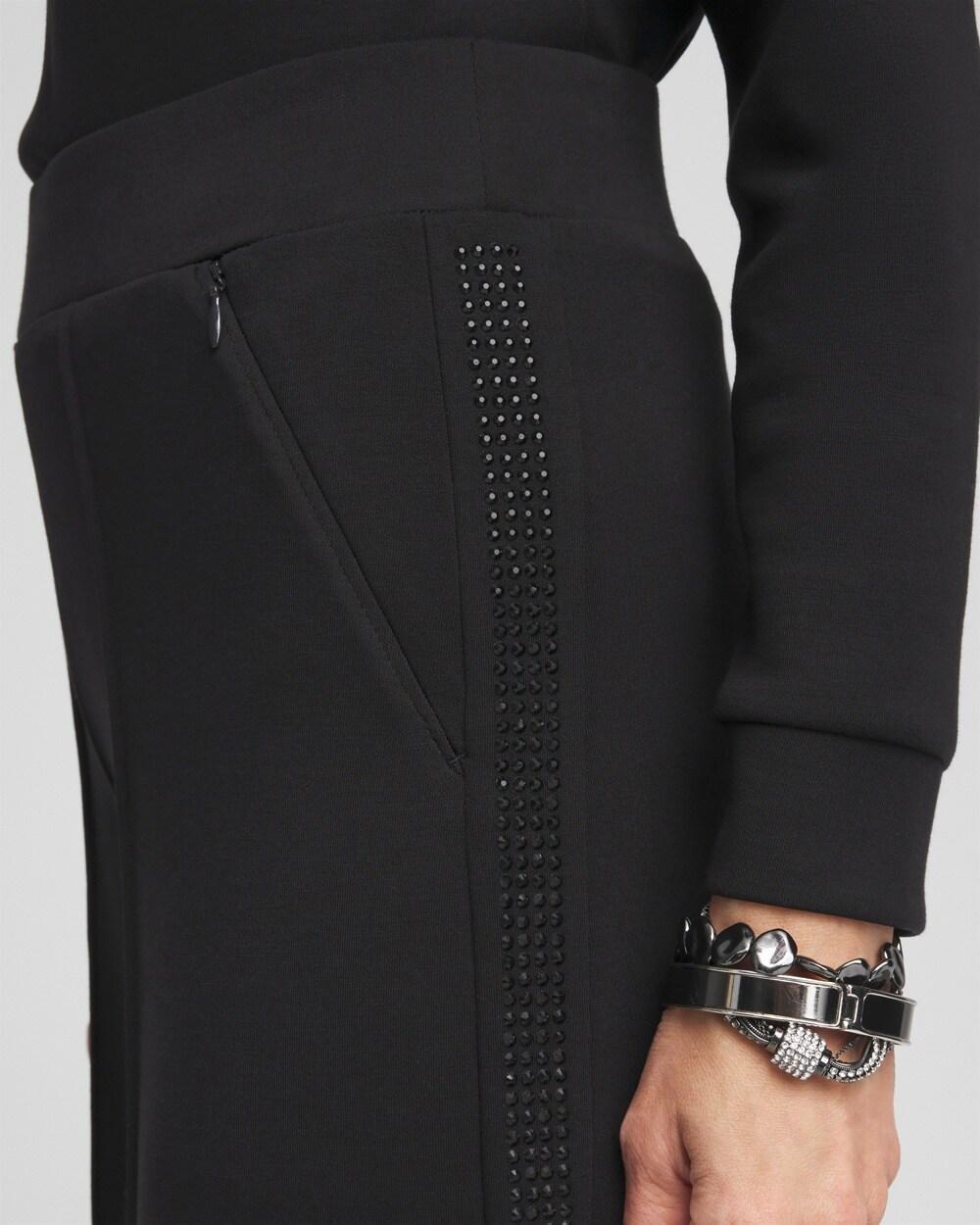 Zenergy® Scuba Embellished Pants Product Image