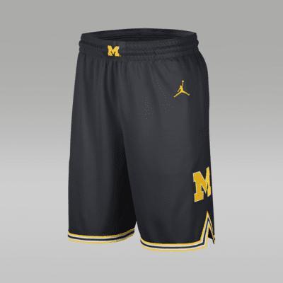 Men's Jordan College (Michigan) Replica Basketball Shorts Product Image