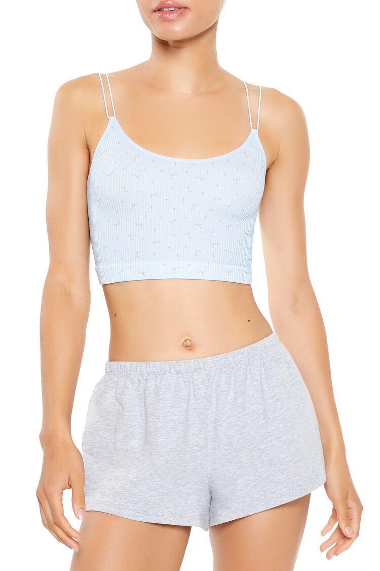 Seamless Floral Longline Bralette | Forever 21 Product Image