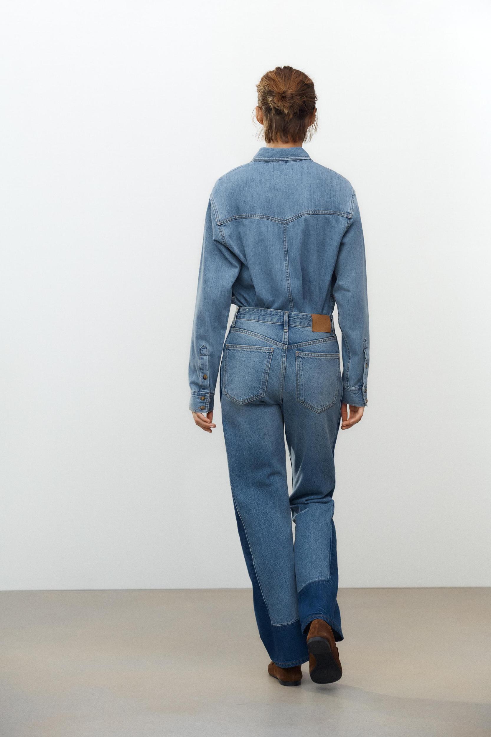 STRAIGHT CUT MID RISE JEANS ZW COLLECTION Product Image