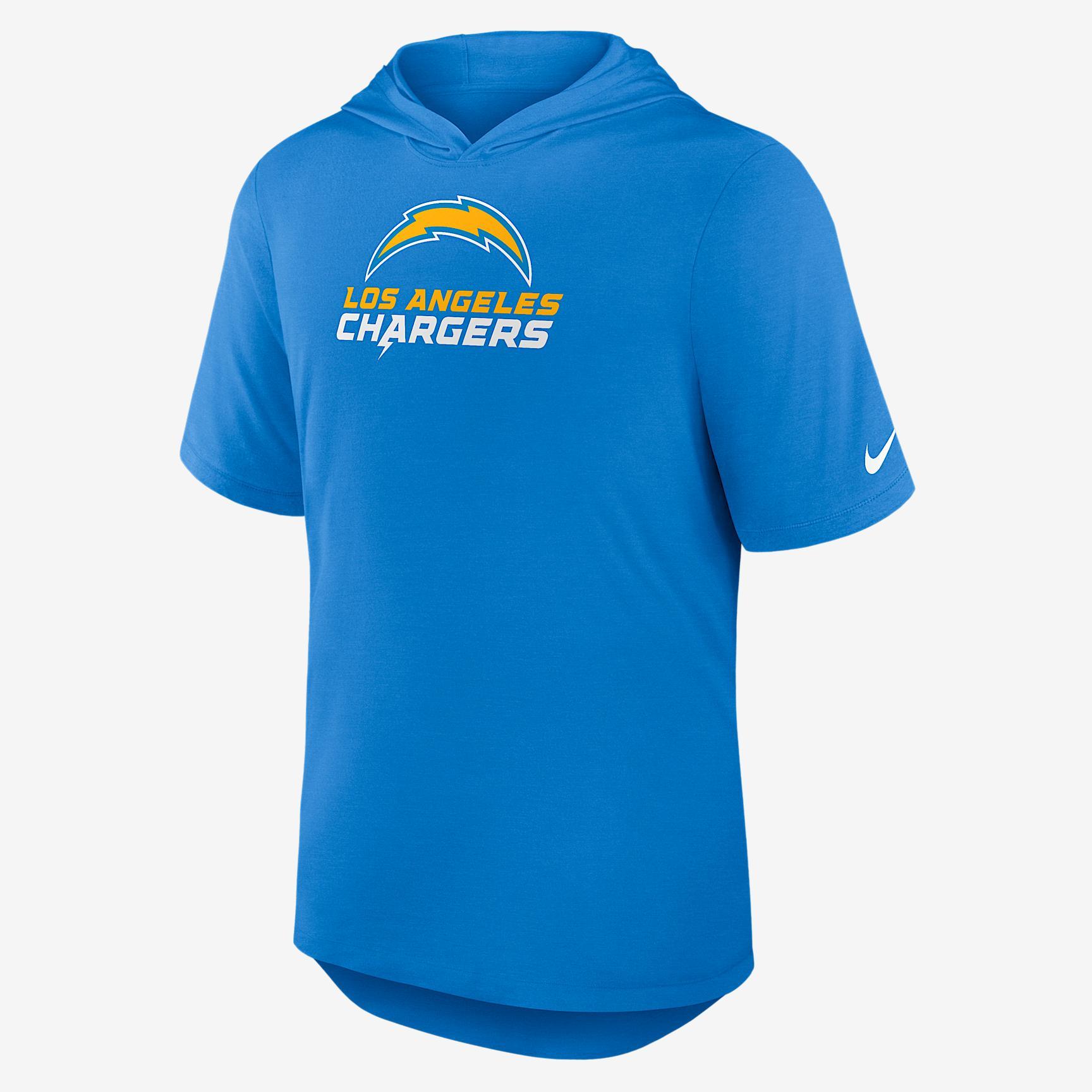 Los Angeles Chargers Nike Men's Dri-FIT NFL Hooded T-Shirt Product Image