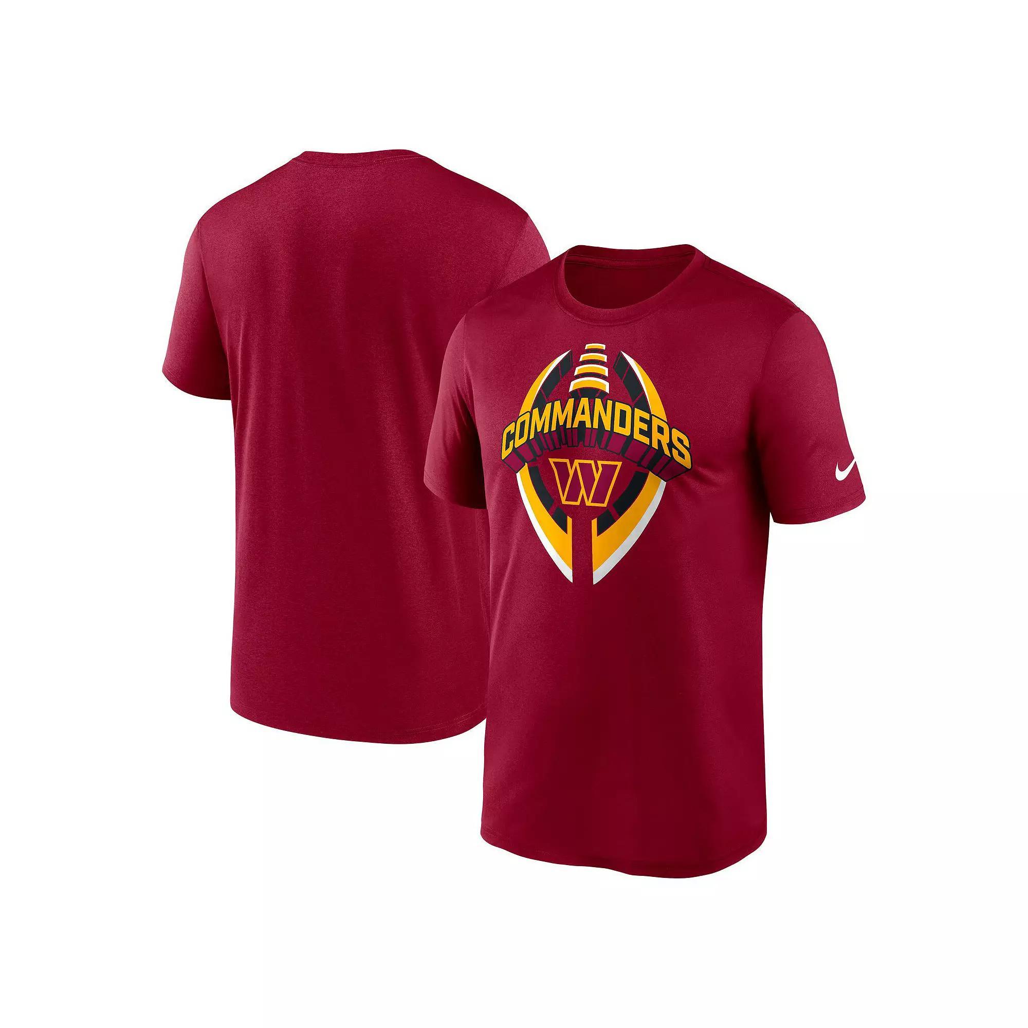 Men's Nike Burgundy Washington Commanders Legend Icon Performance T-Shirt, Size: Medium, Wft Med Re Product Image