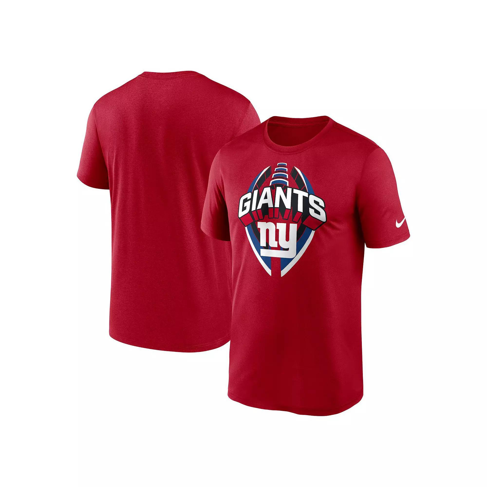 Men's Nike Red New York Giants Legend Icon Performance T-Shirt, Size: XL Product Image