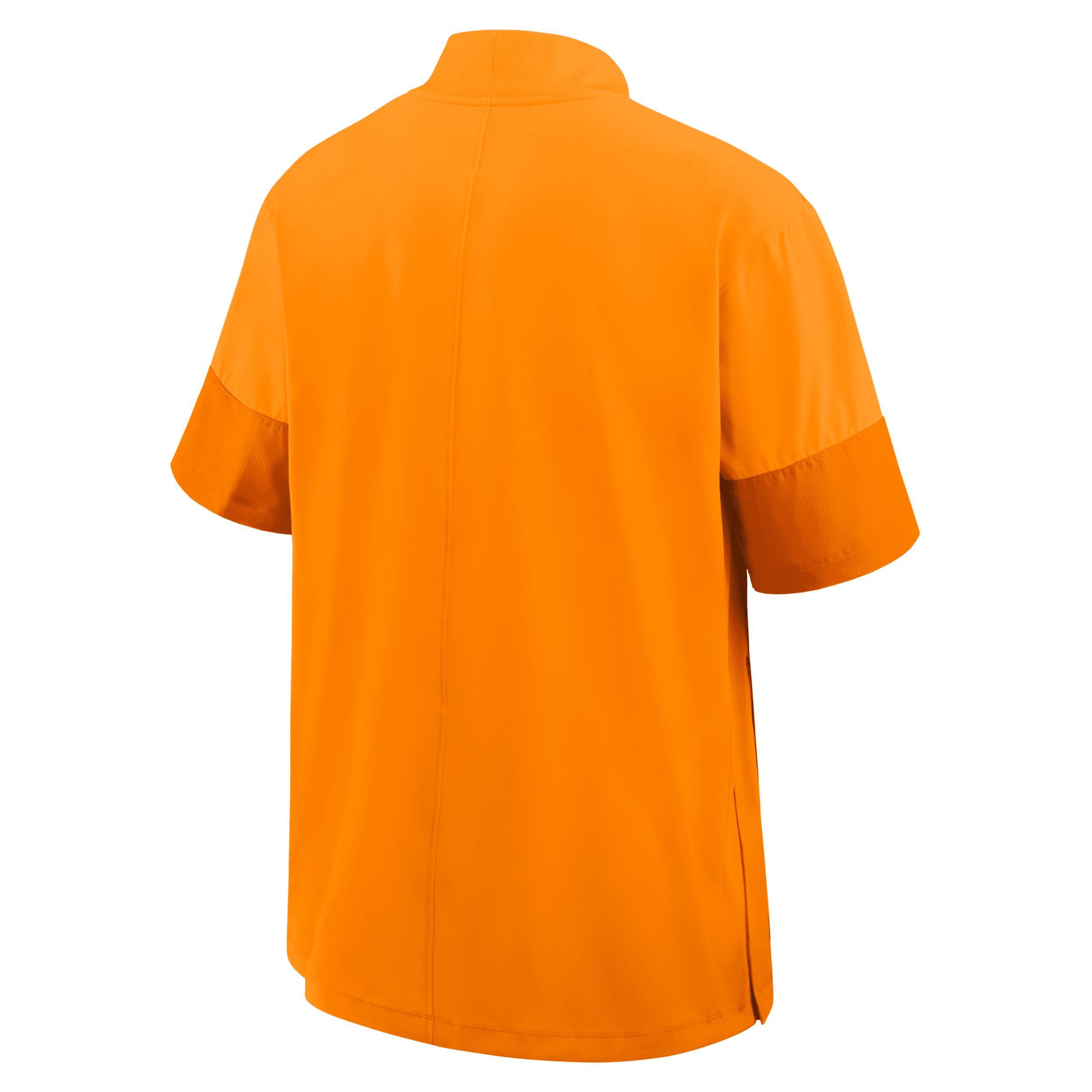 Tennessee Sideline Coach Nike Men's College 1/2-Zip Short-Sleeve Jacket Product Image