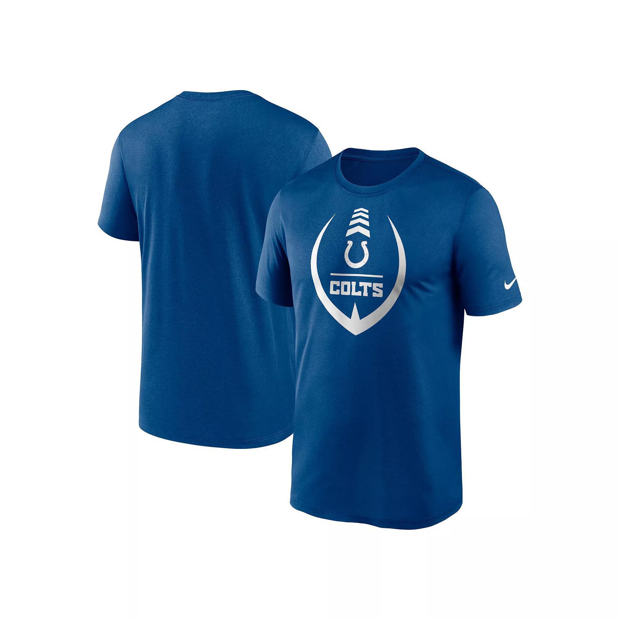 Men's Nike Royal Indianapolis Colts Icon Legend Performance T-Shirt, Size: Small, Blue Product Image