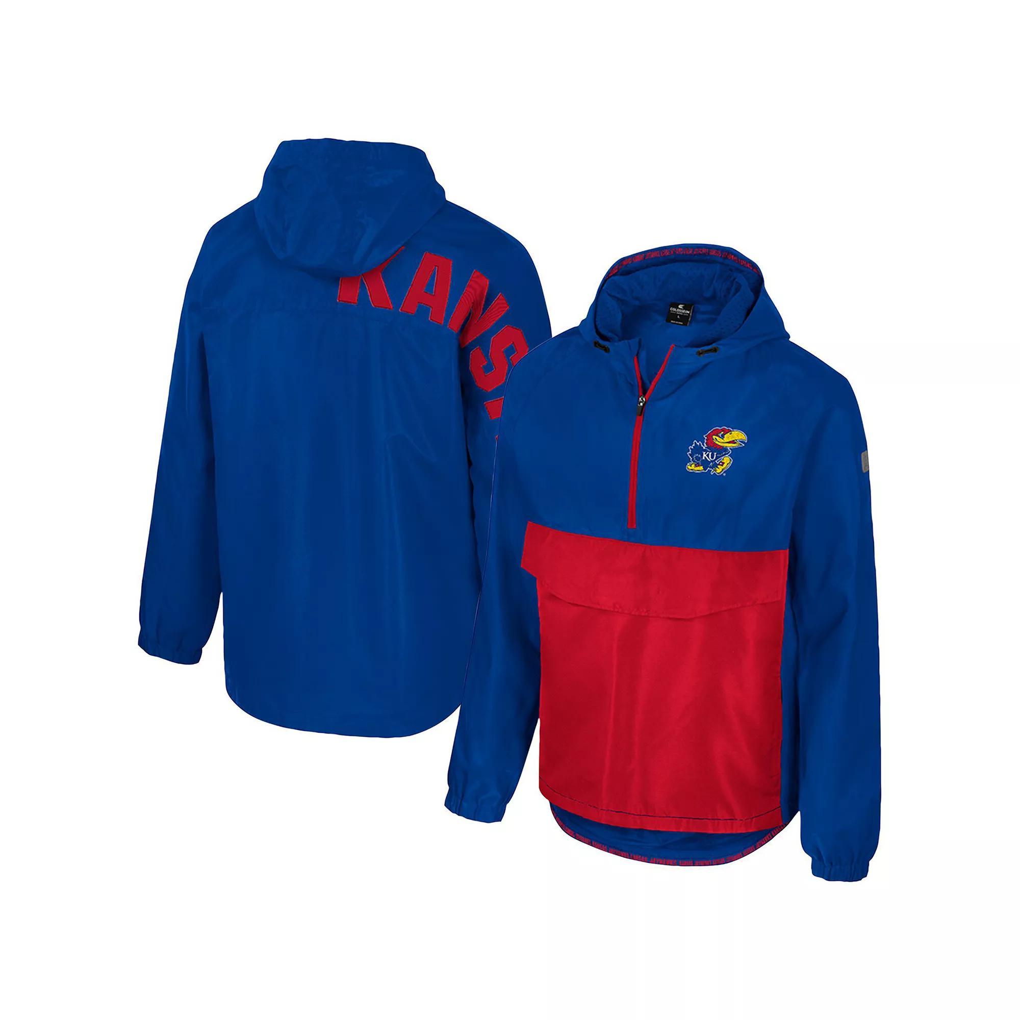 Men's Colosseum  Royal Air Force Falcons Reloaded Anorak Half-Zip Jacket, Size: XL, Afa Blue Product Image