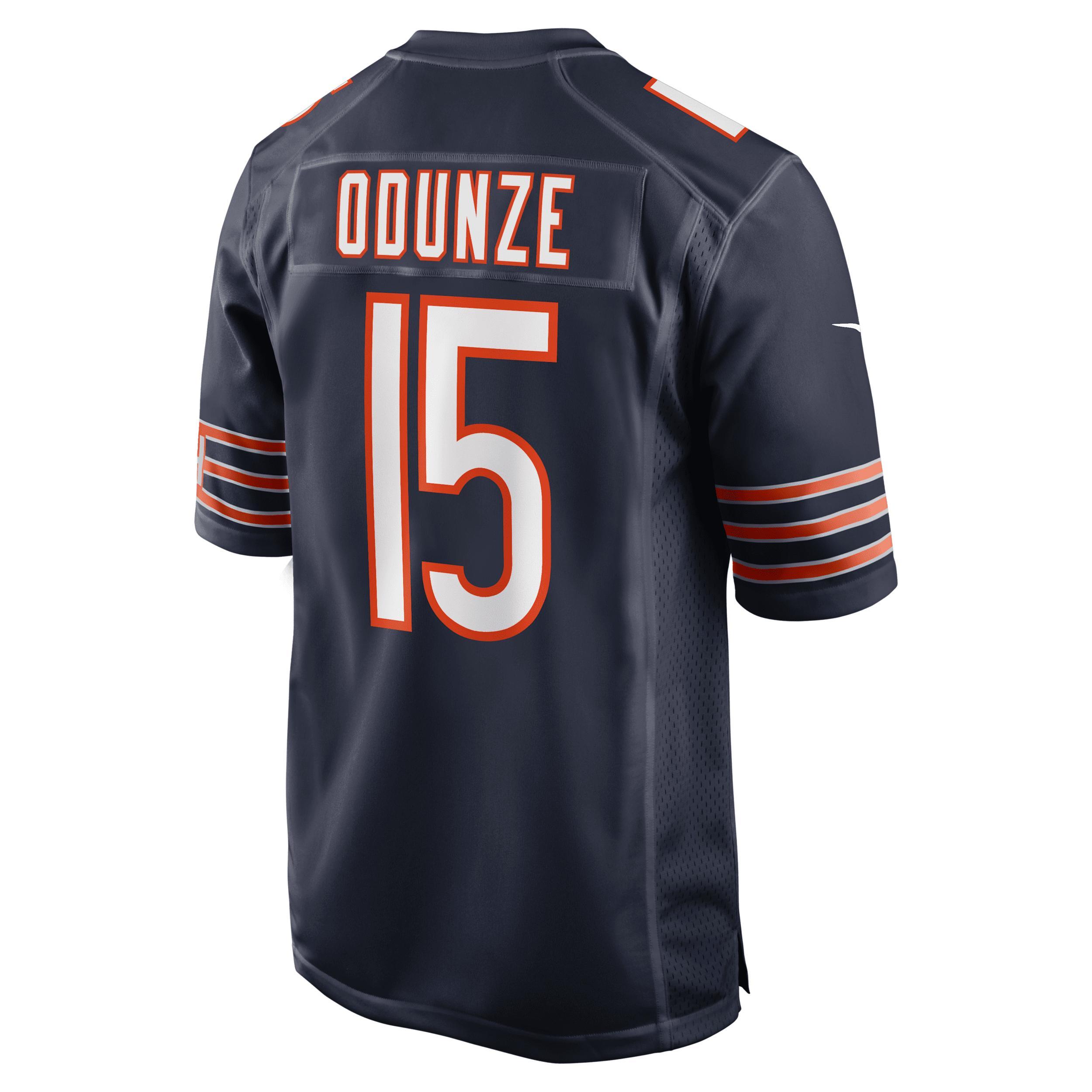 Men's Nike Rome Odunze Navy Chicago Bears 2024 NFL Draft First Round Pick Player Game Jersey, Size: Medium, Blue Product Image