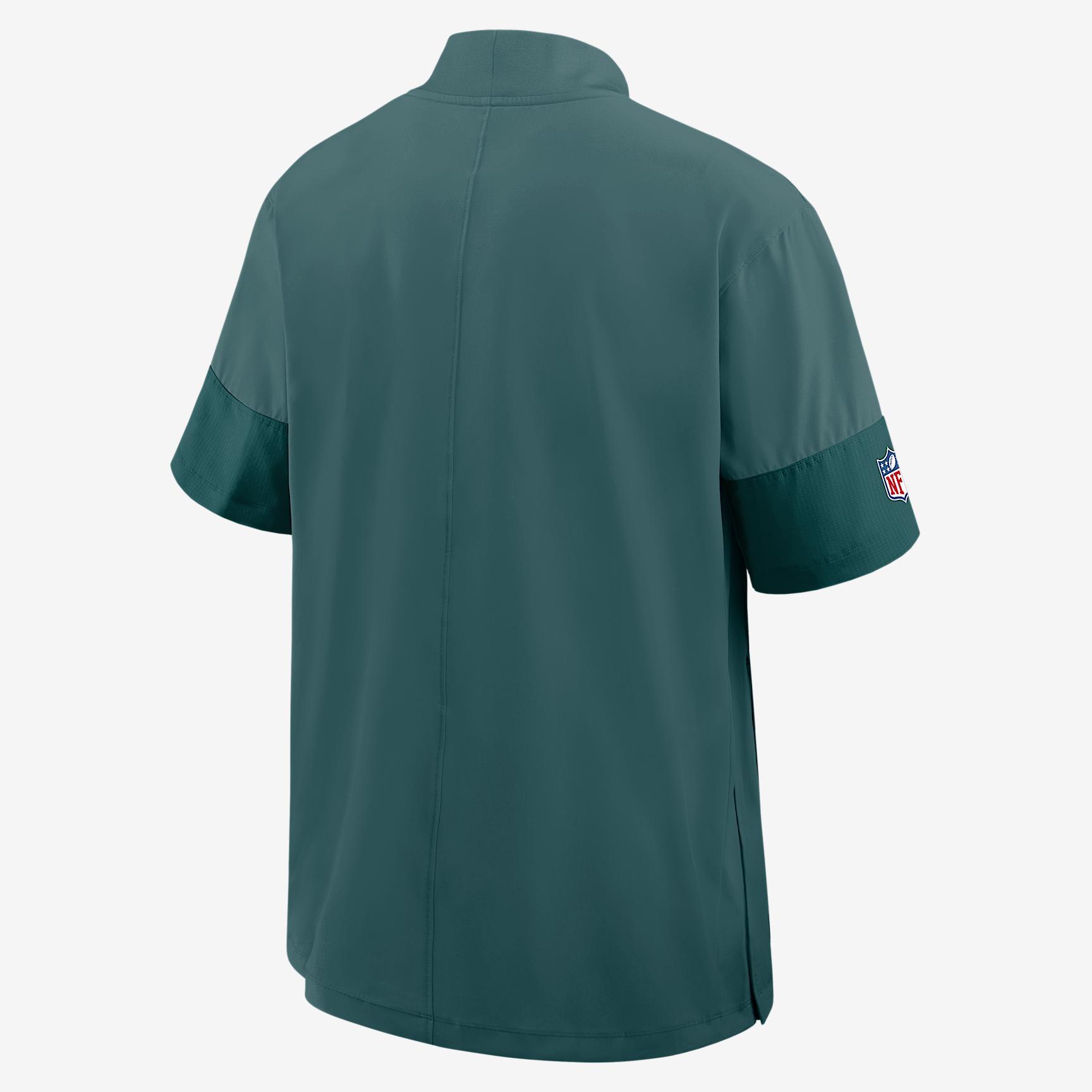 Los Angeles Rams Sideline Coach Nike Men's NFL 1/2-Zip Short-Sleeve Jacket Product Image