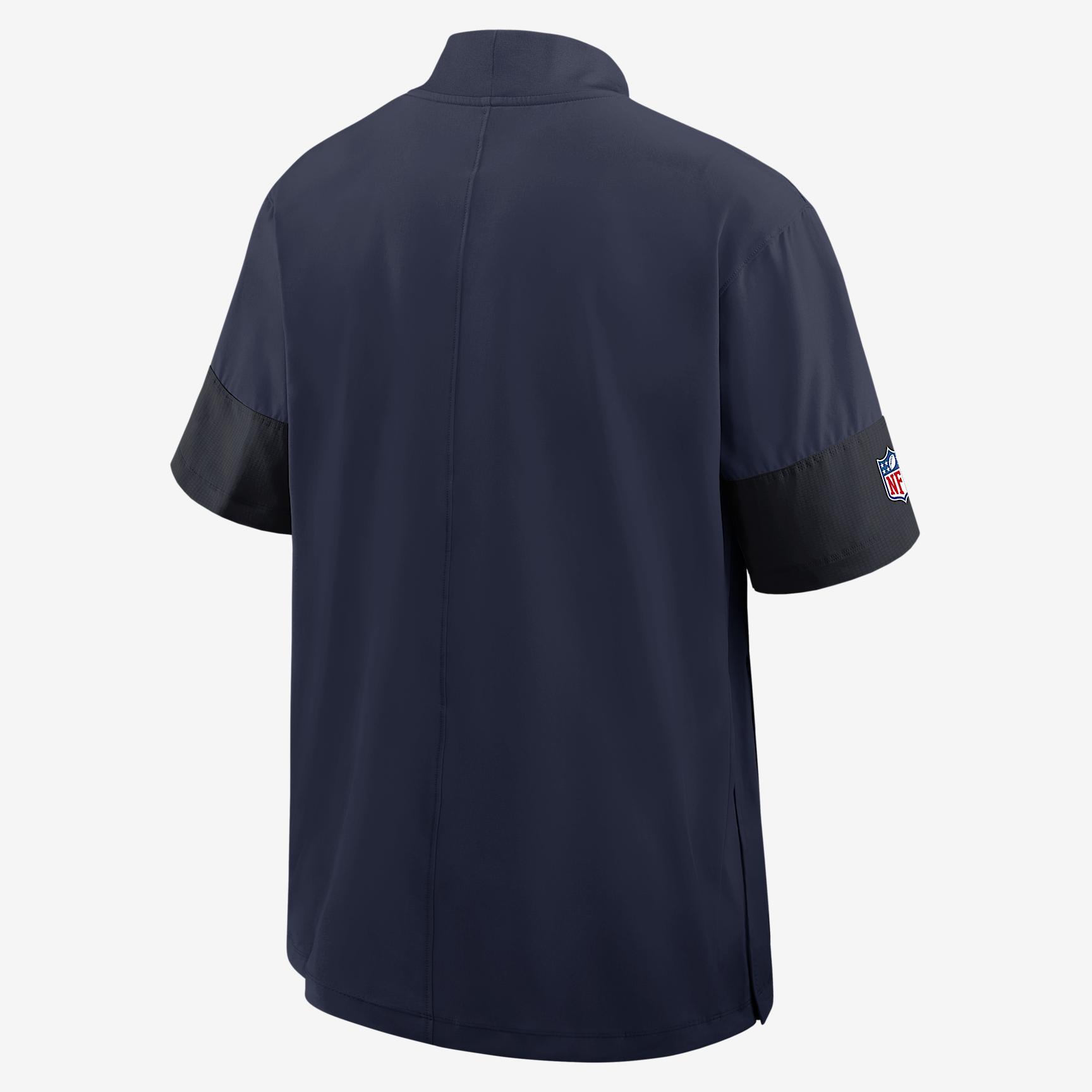 Indianapolis Colts Sideline Coach Nike Men's NFL 1/2-Zip Short-Sleeve Jacket Product Image
