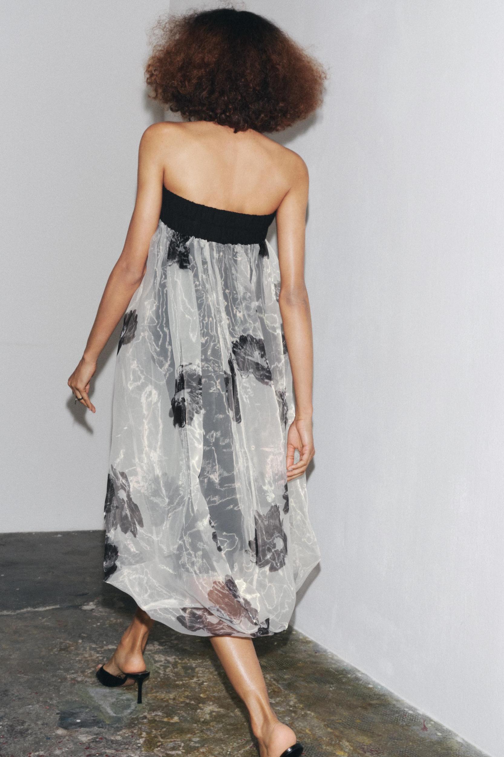 ZW COLLECTION PRINTED ORGANZA DRESS Product Image