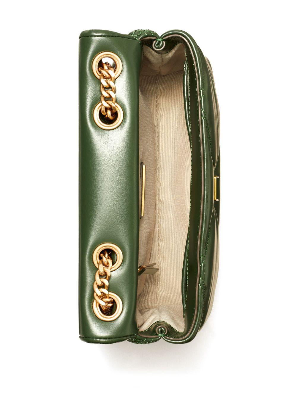 small Kira diamond-quilted convertible shoulder bag Product Image