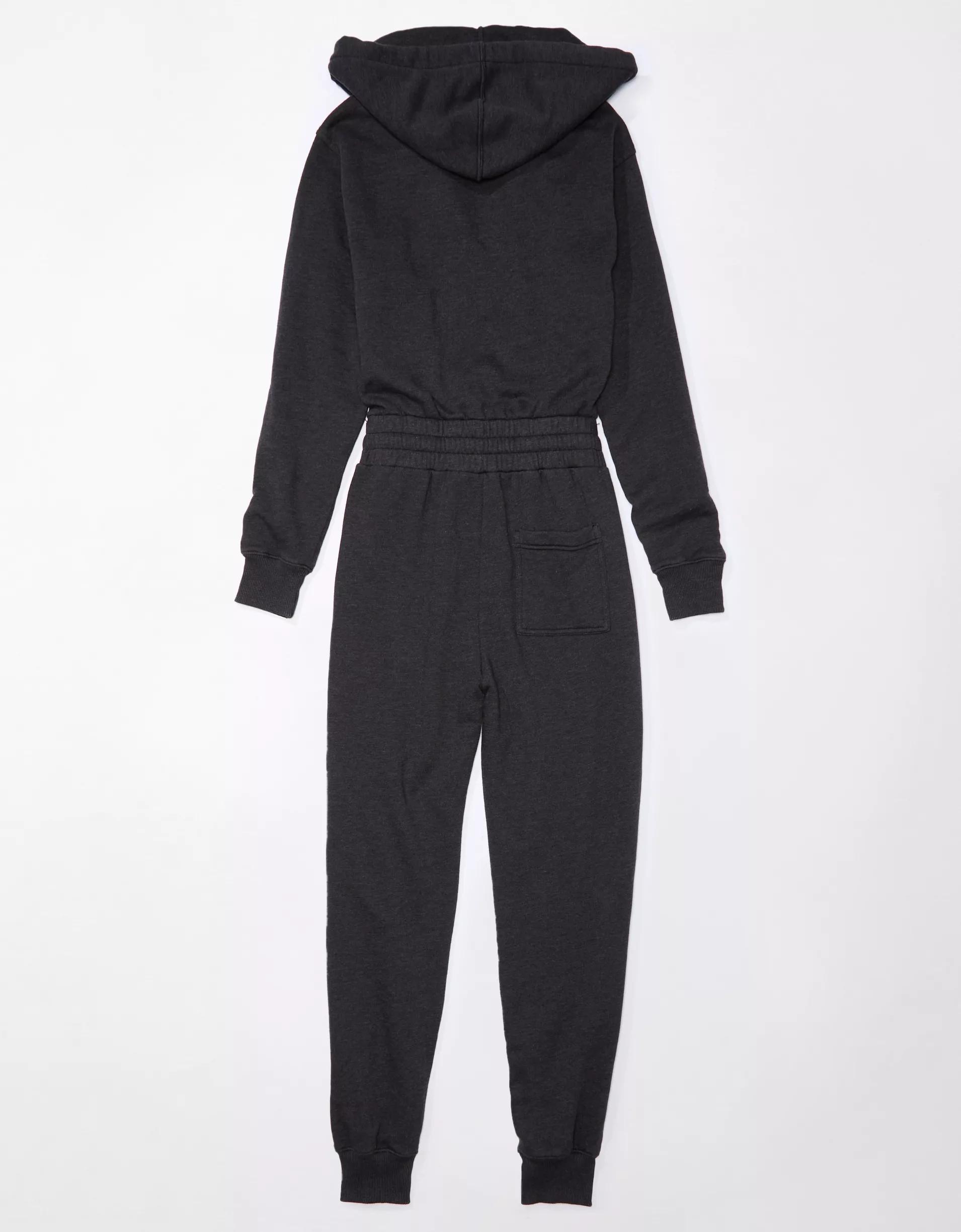 AE Fleece Hoodie Jumpsuit Product Image