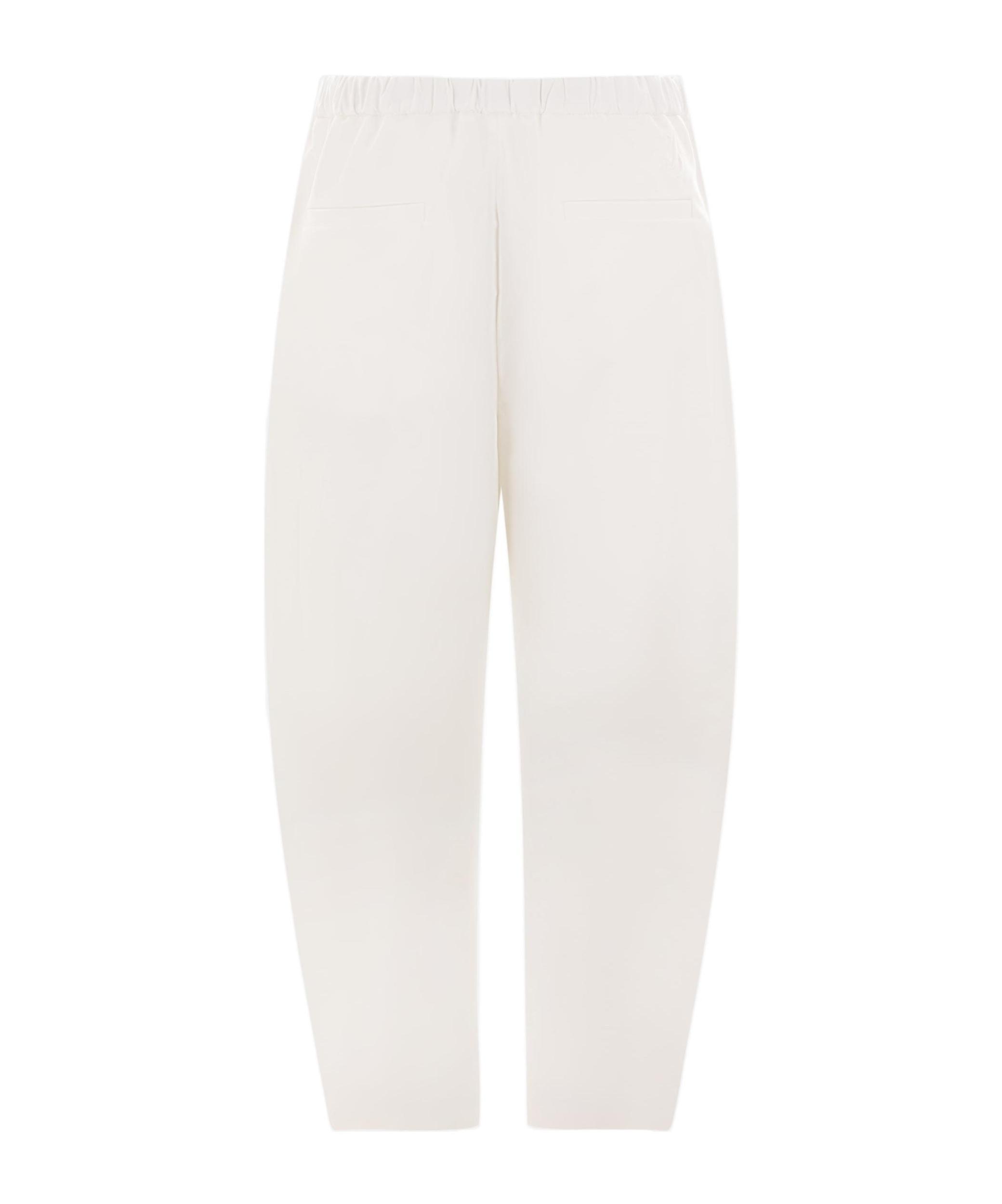 JIL SANDER Elastic Waistband Casual Pants In White Product Image