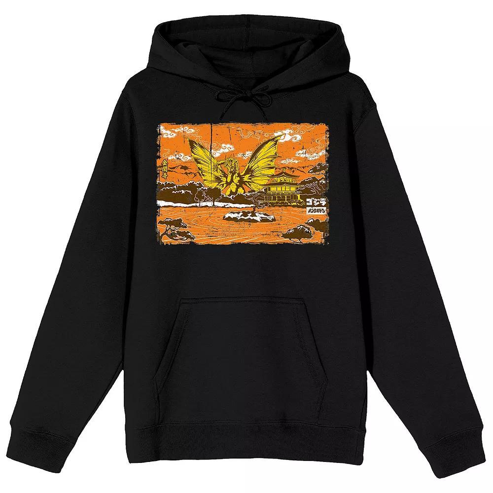 Men's Godzilla Classic King of the Monsters Hoodie, Size: Medium, Black Product Image