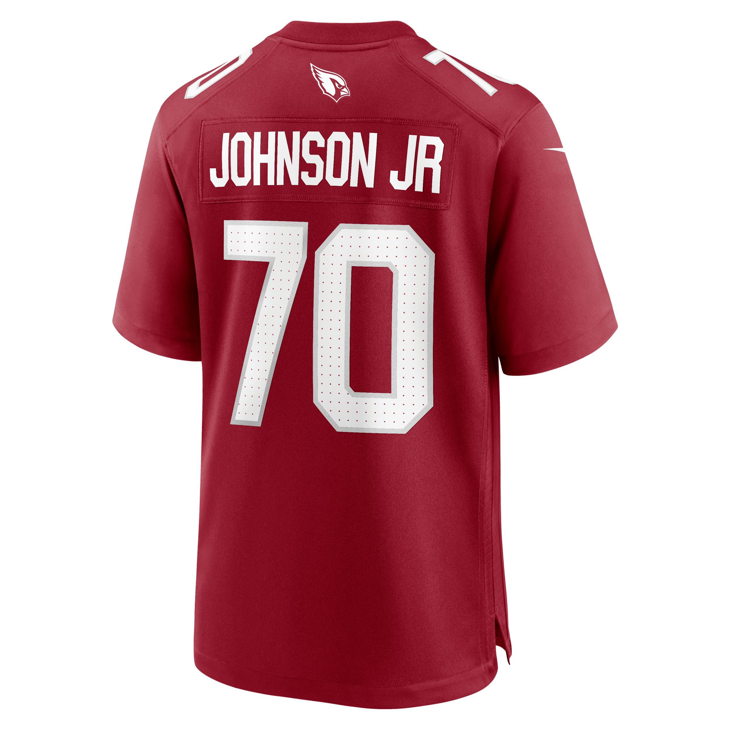 Paris Johnson Jr. Arizona Cardinals Nike Men's NFL Game Football Jersey Product Image